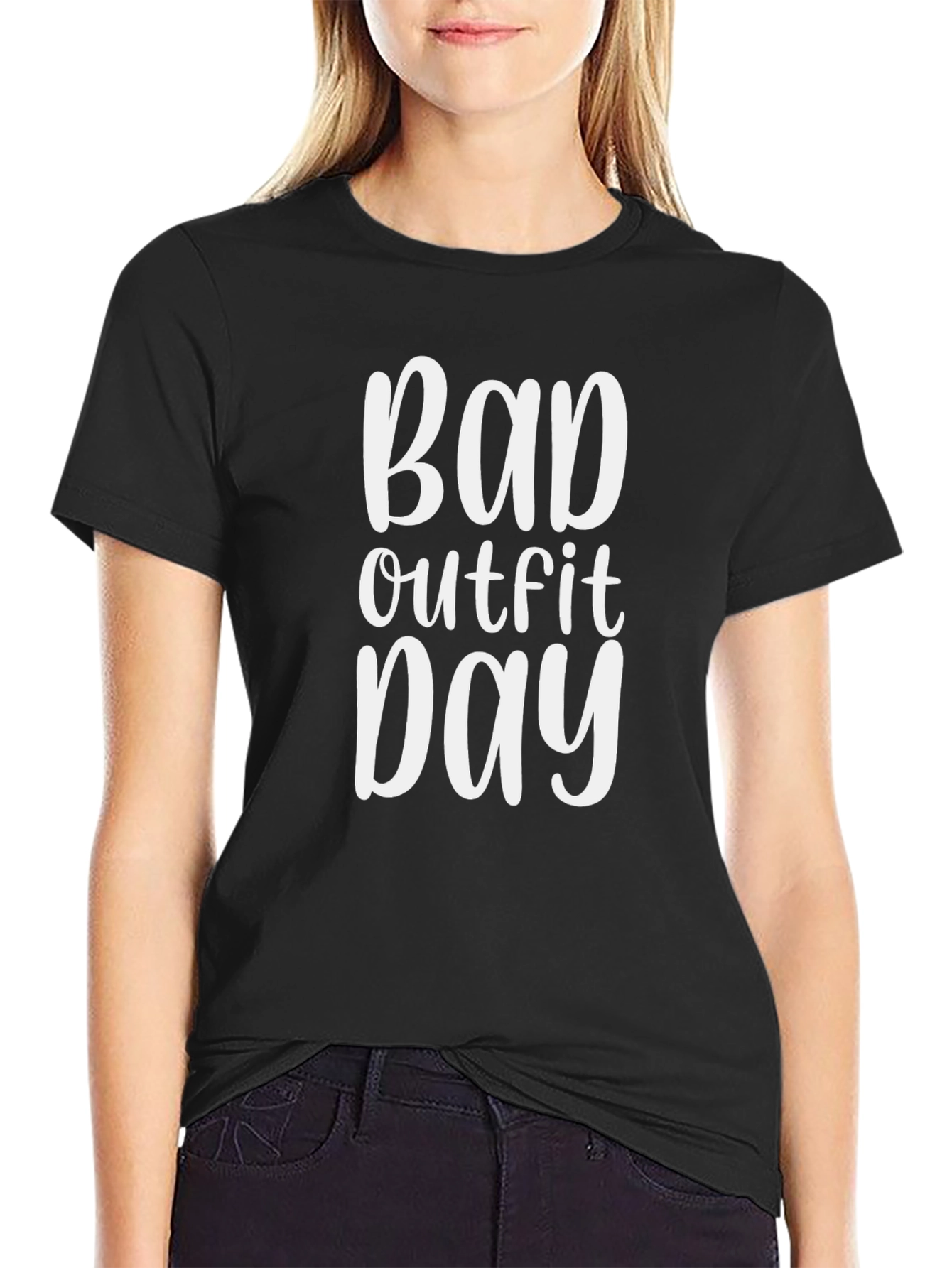 Bad Outfit Day T-Shirt - Funny Graphic Tee