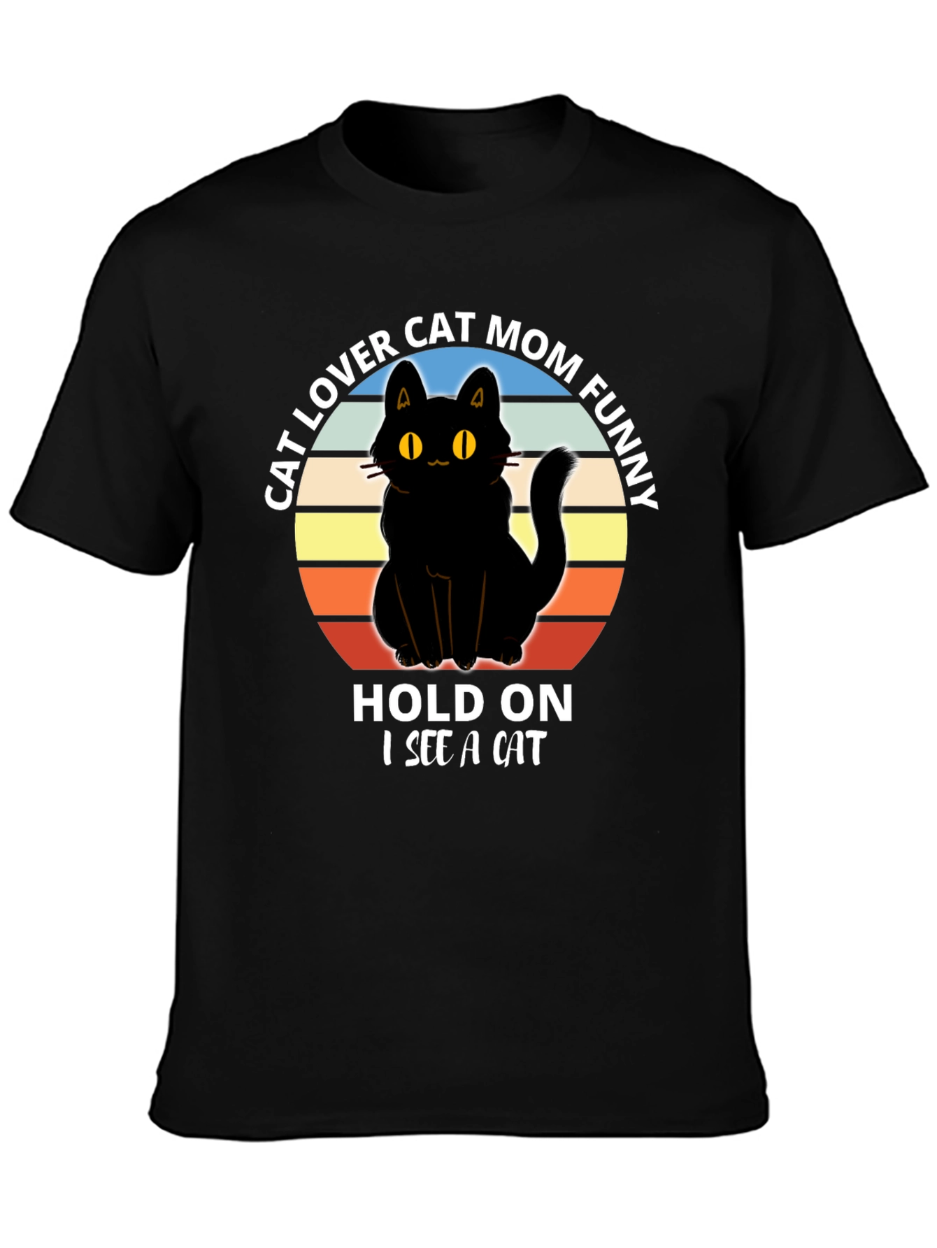 Cat Lover Mom Funny T-Shirt
