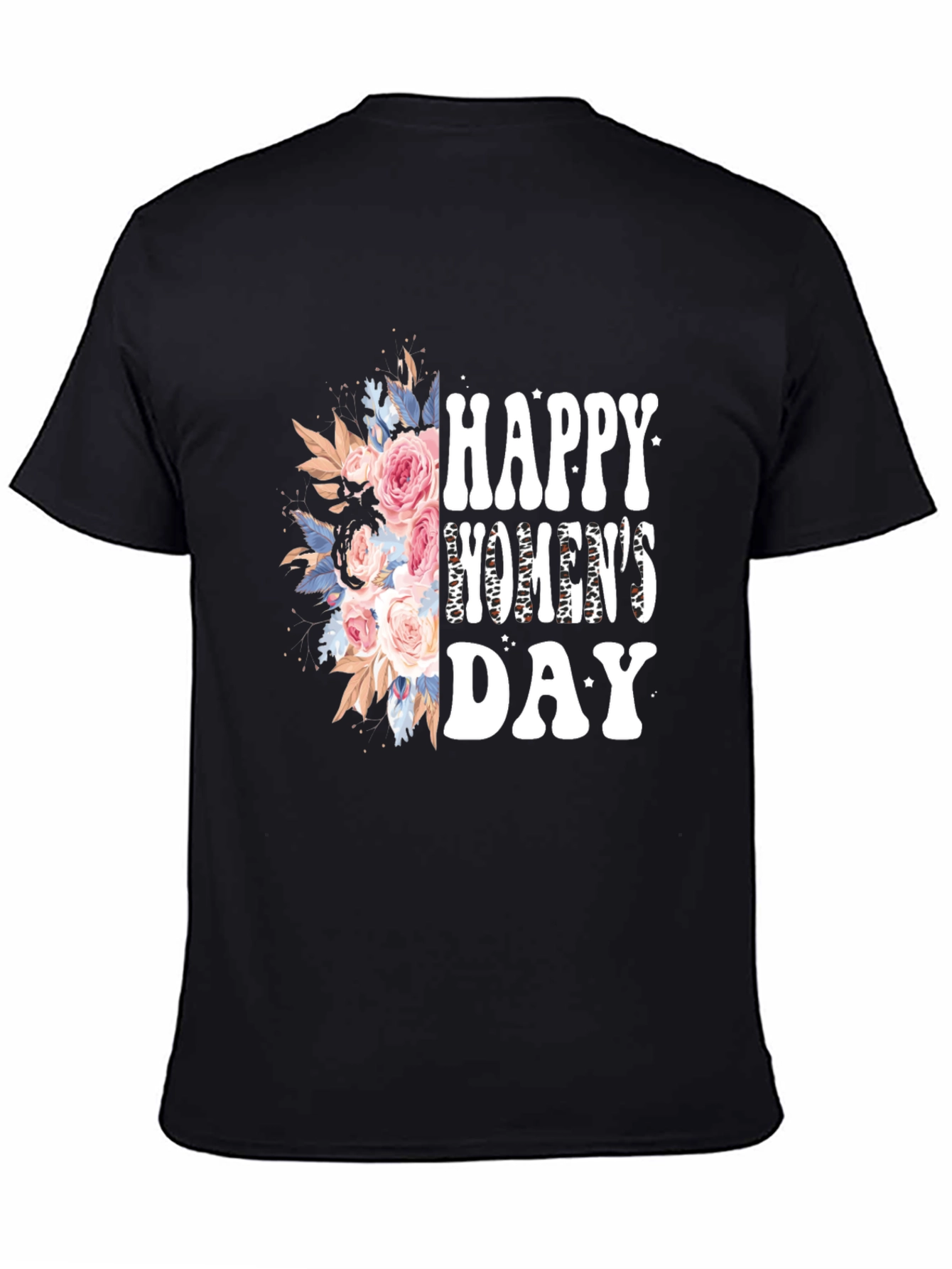 Happy Womens Day Floral Graphic Tee