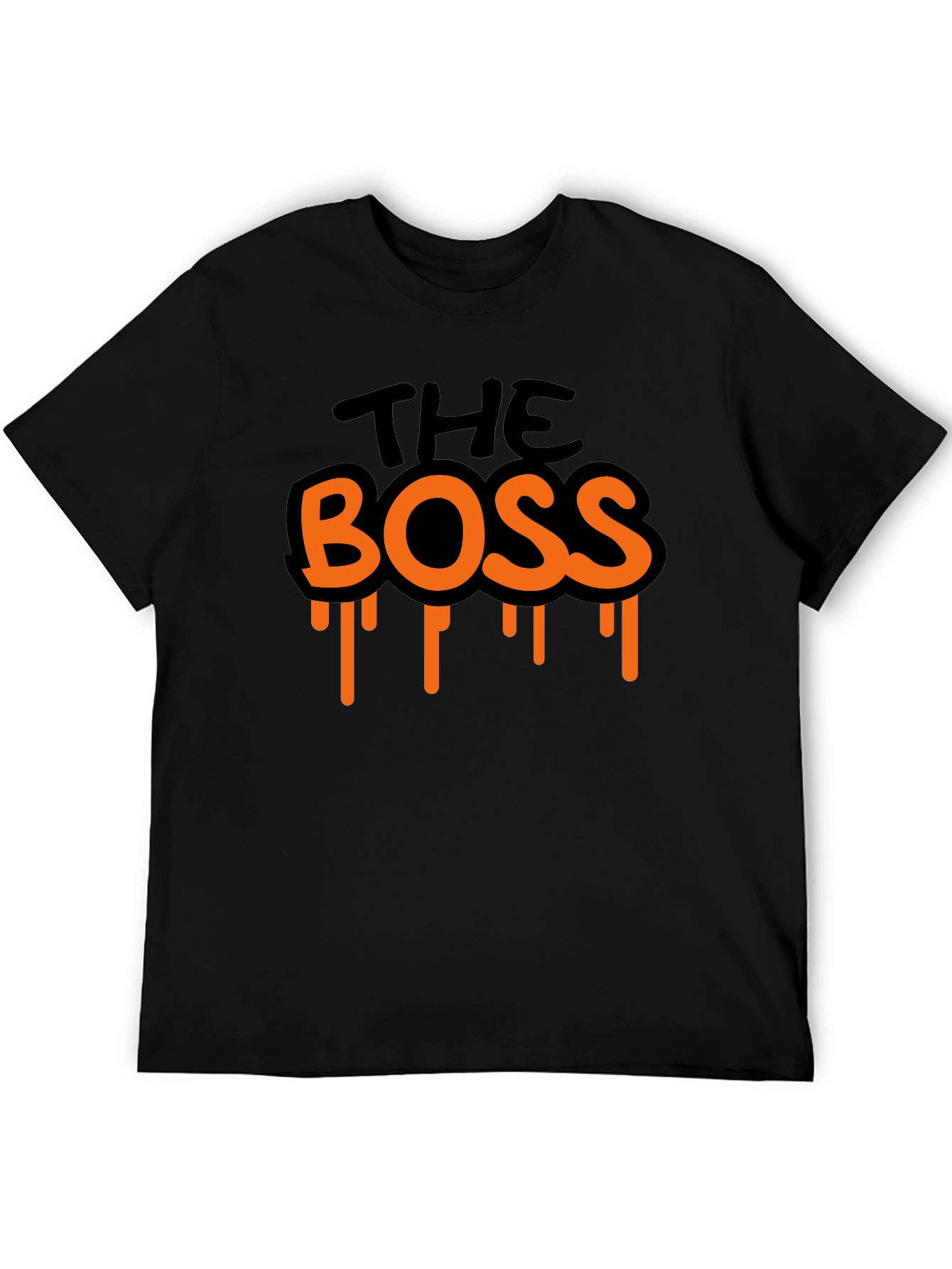 The Boss T-Shirt Black Graphic Tee