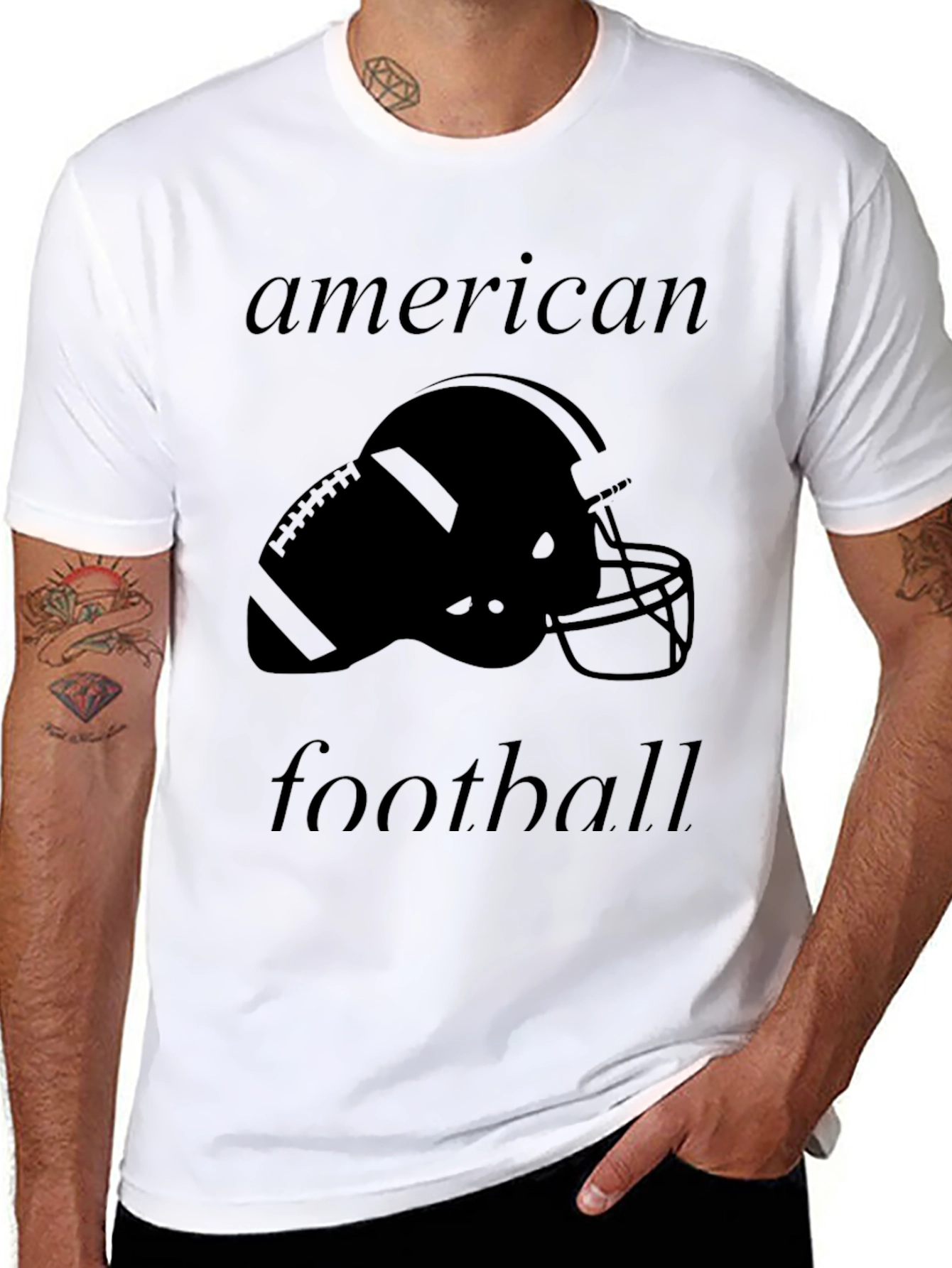 American Football Graphic T-Shirt