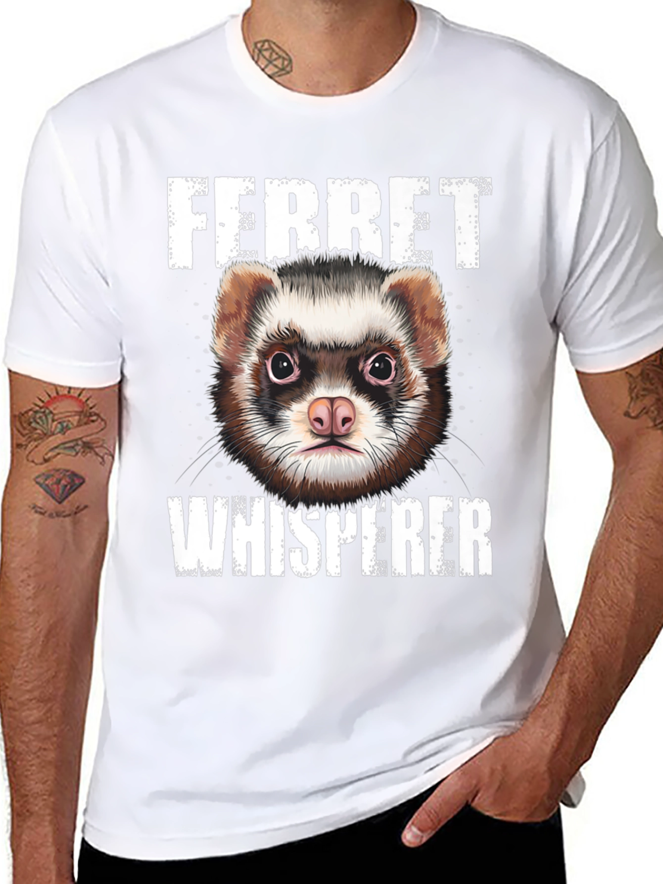 Ferret Whisperer Graphic T-Shirt