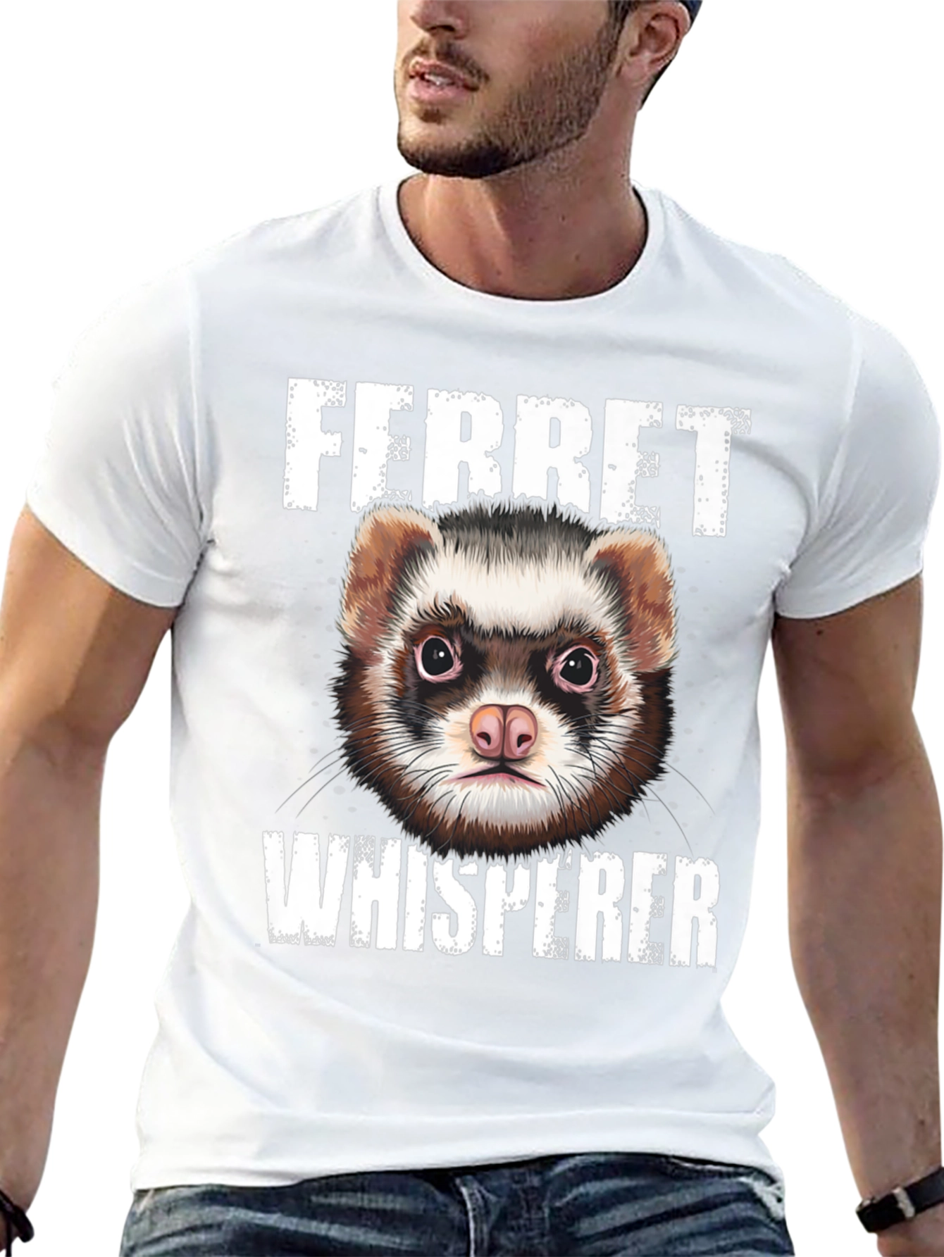Ferret Whisperer Graphic T-Shirt