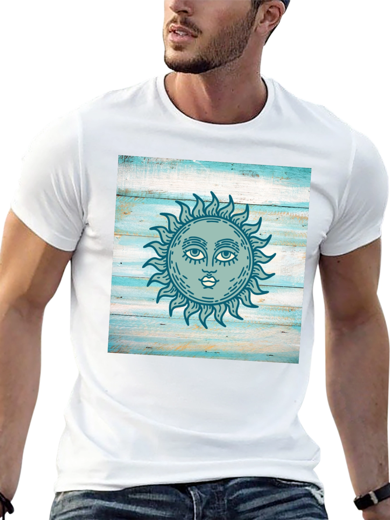 Sun Graphic Print T-Shirt