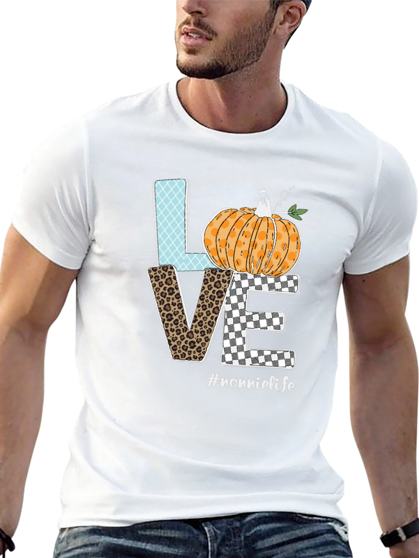 LOVE Nonnie Life Pumpkin Graphic Tee
