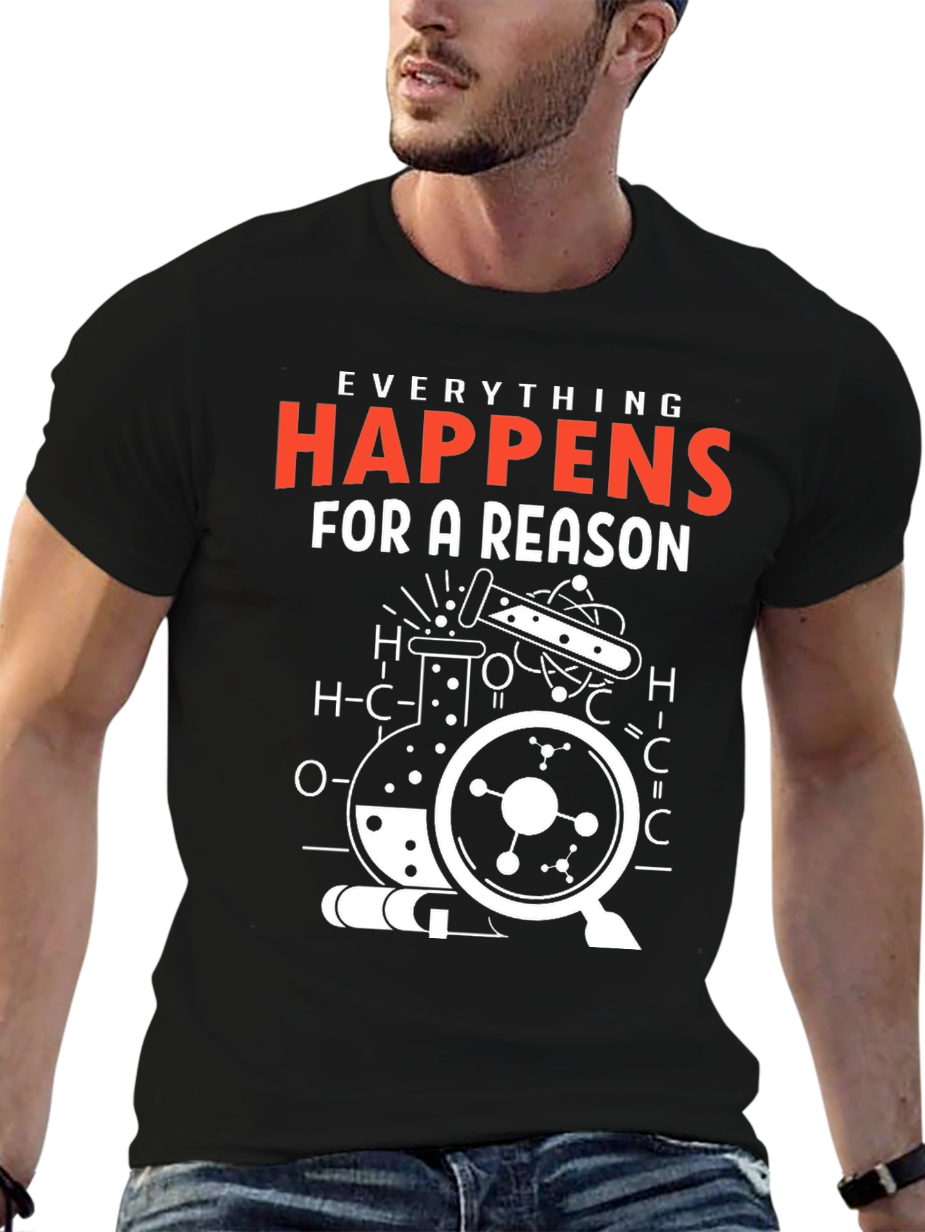 Everything Happens for a Reason Science T-Shirt