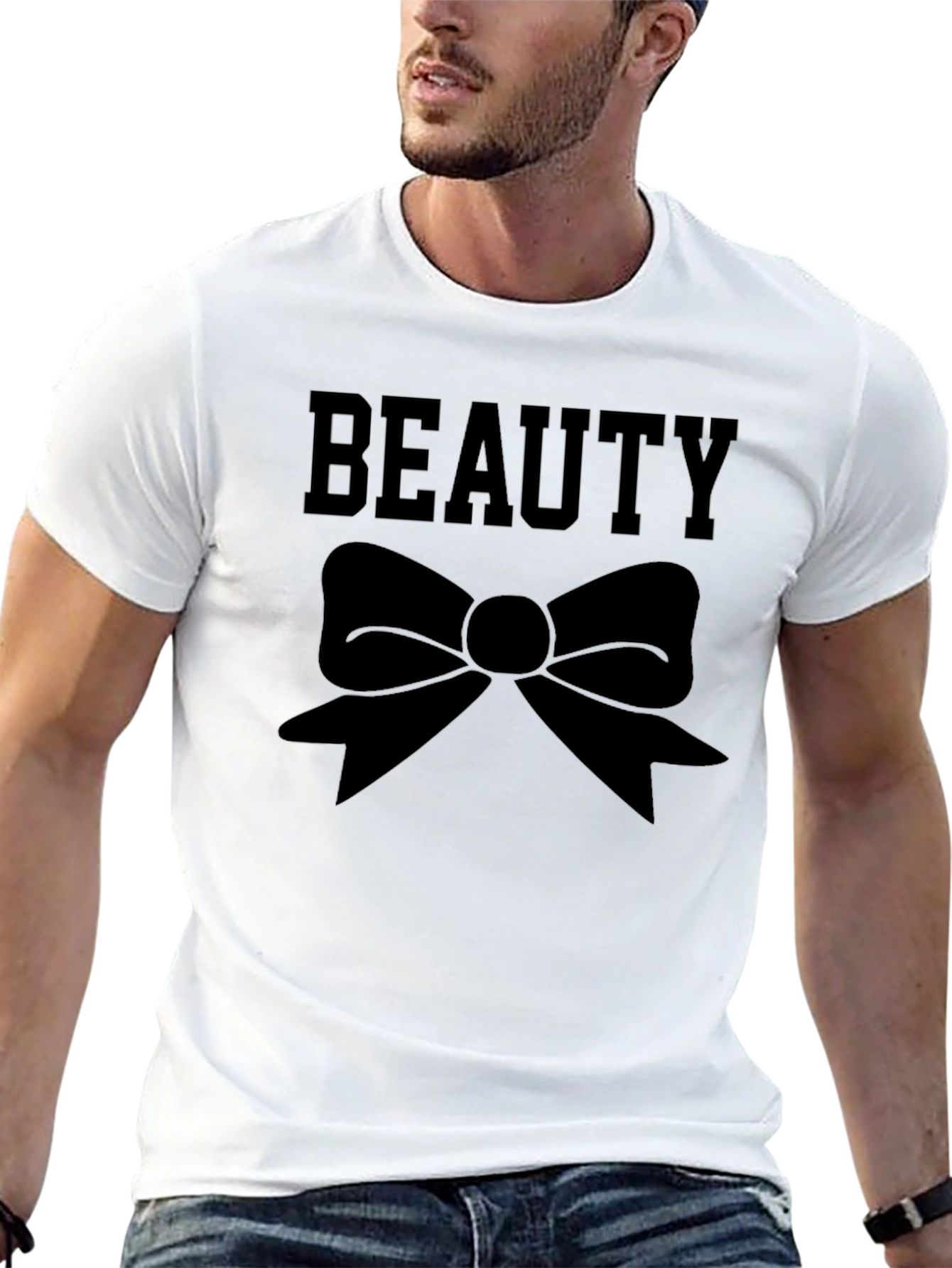 Beauty Bow T-Shirt - Stylish Graphic Tee