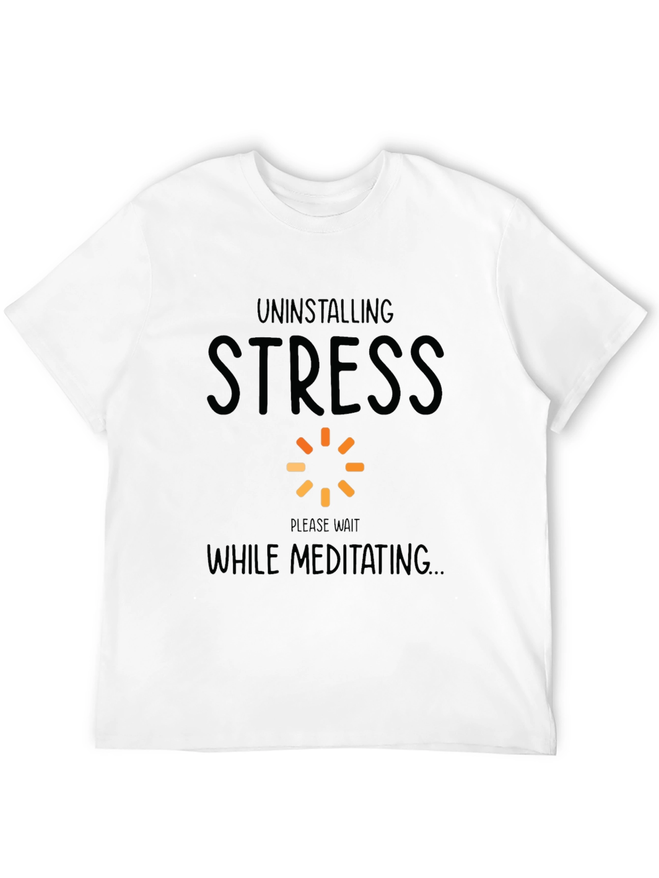 Uninstalling Stress Meditation T-Shirt