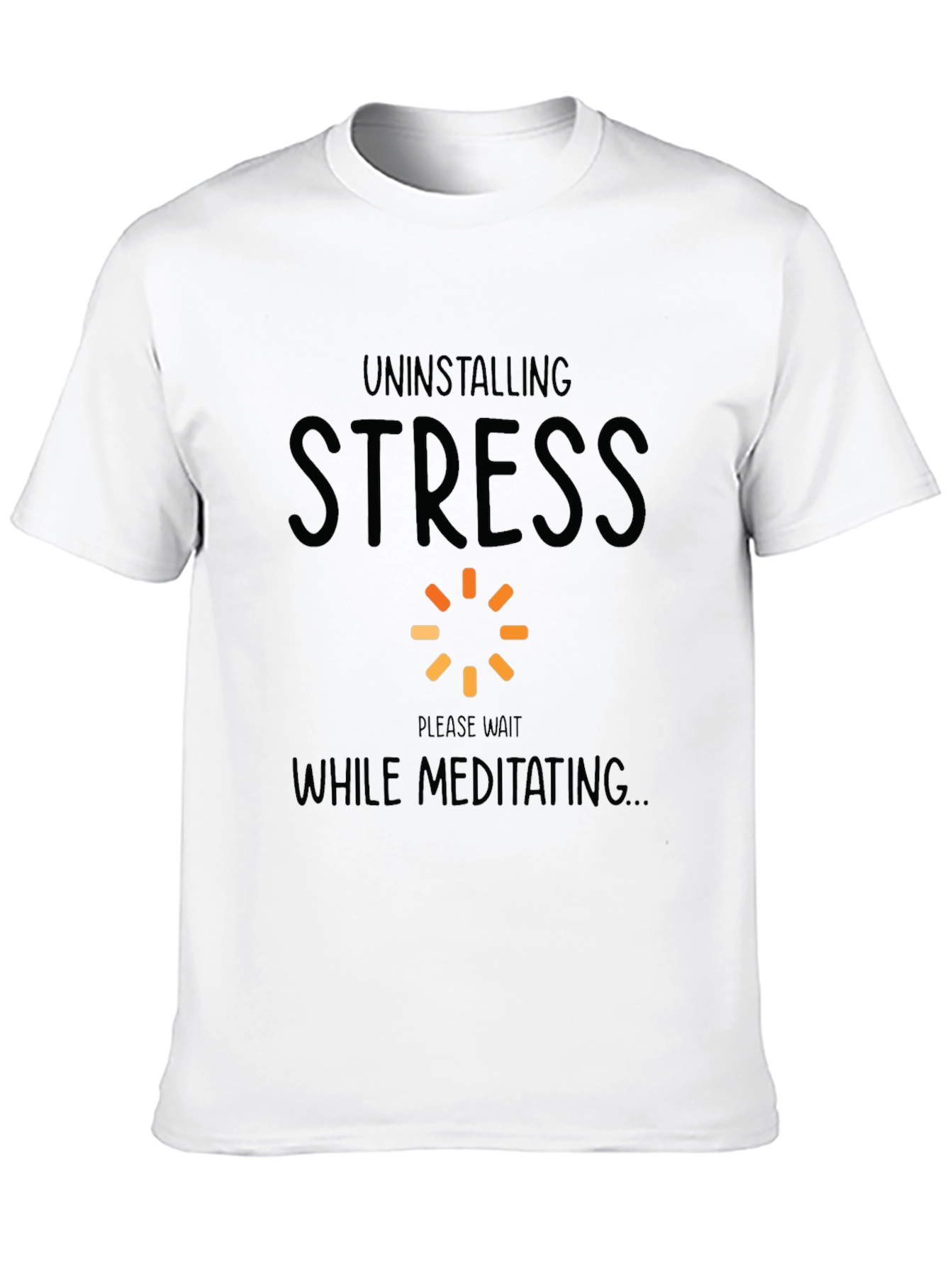 Uninstalling Stress Meditation T-Shirt