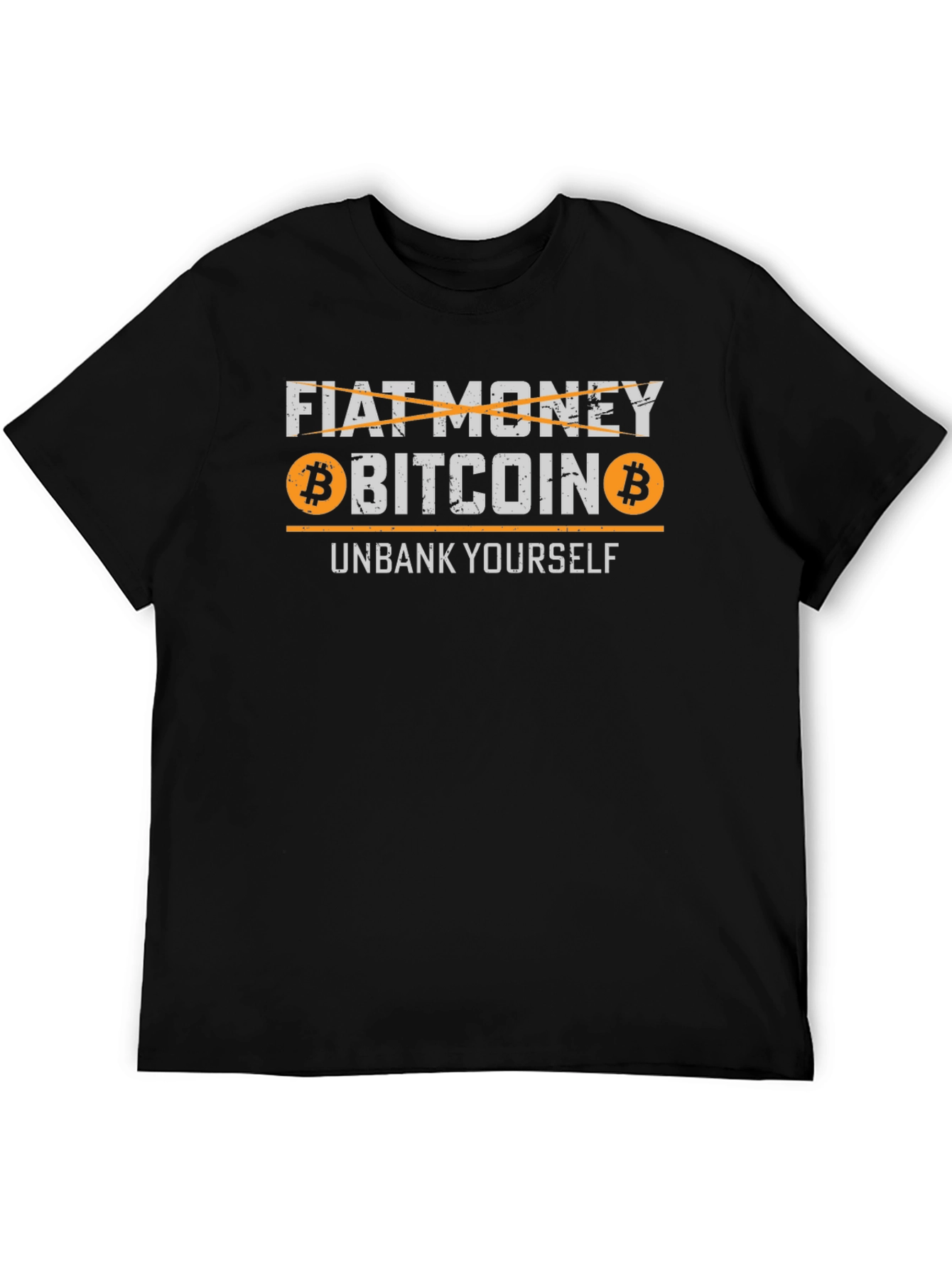 Bitcoin Unbank Yourself Black T-Shirt