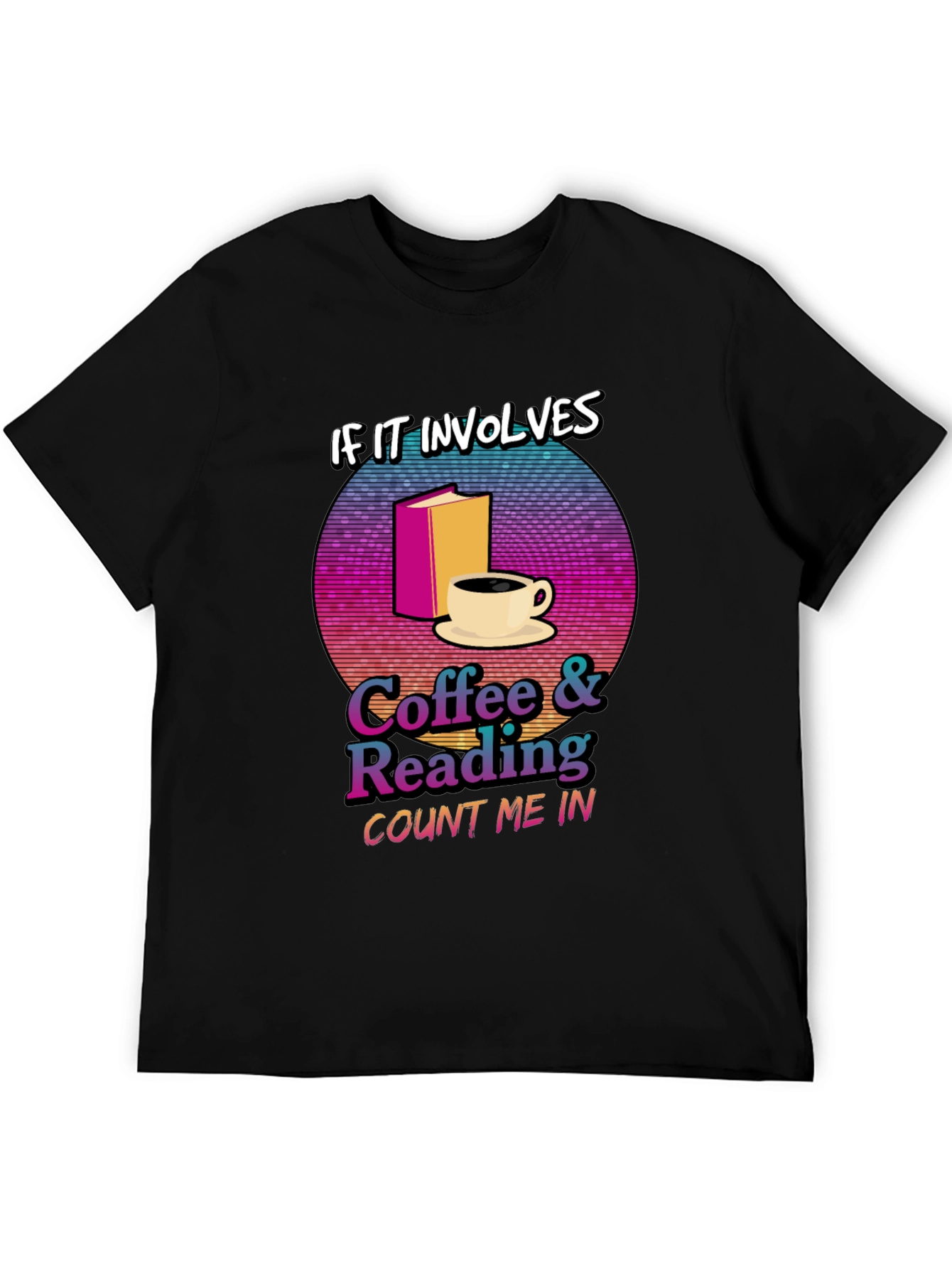 Coffee & Reading Graphic T-Shirt - Book Lover Tee