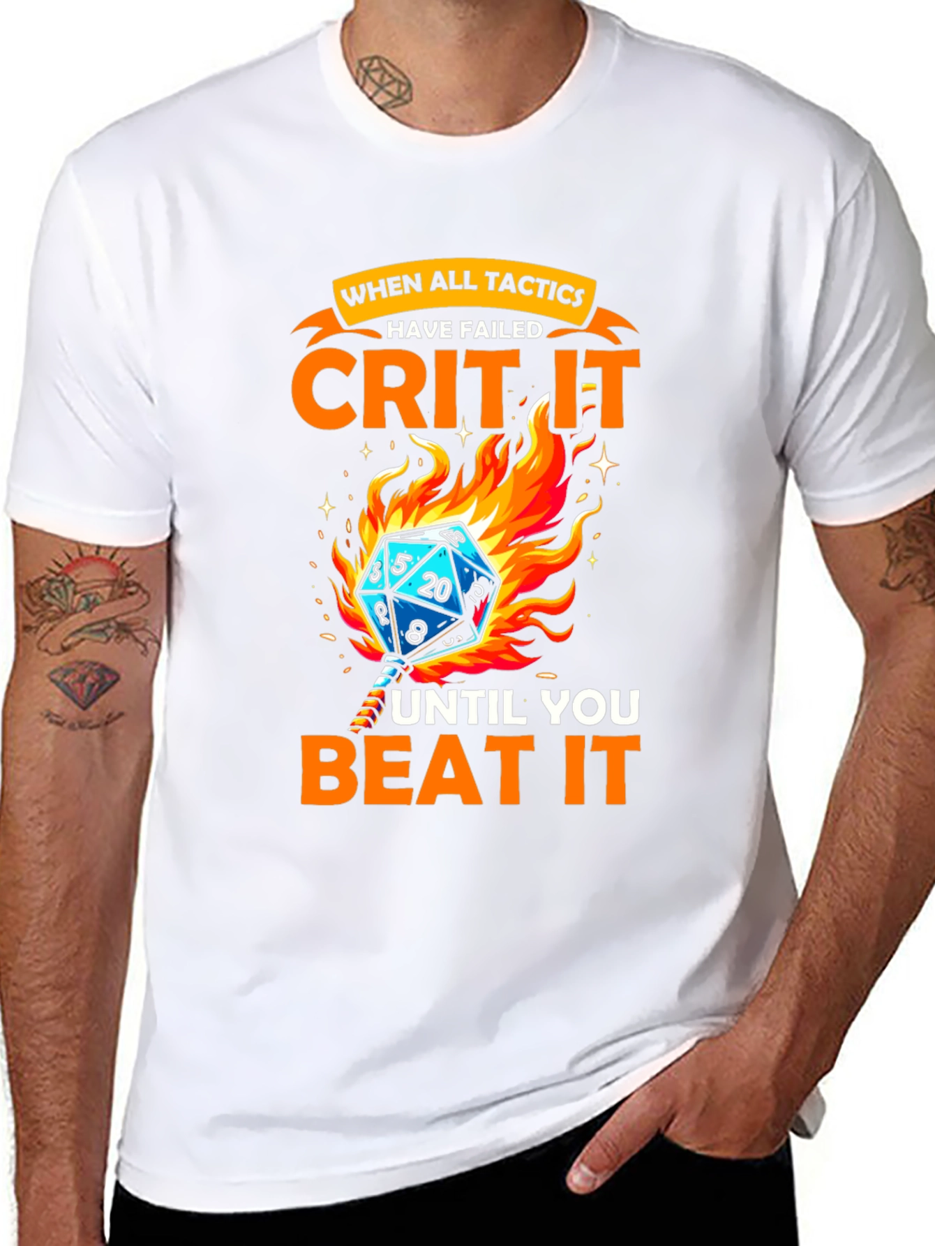 Crit It T-Shirt - D&D Gamer Tee