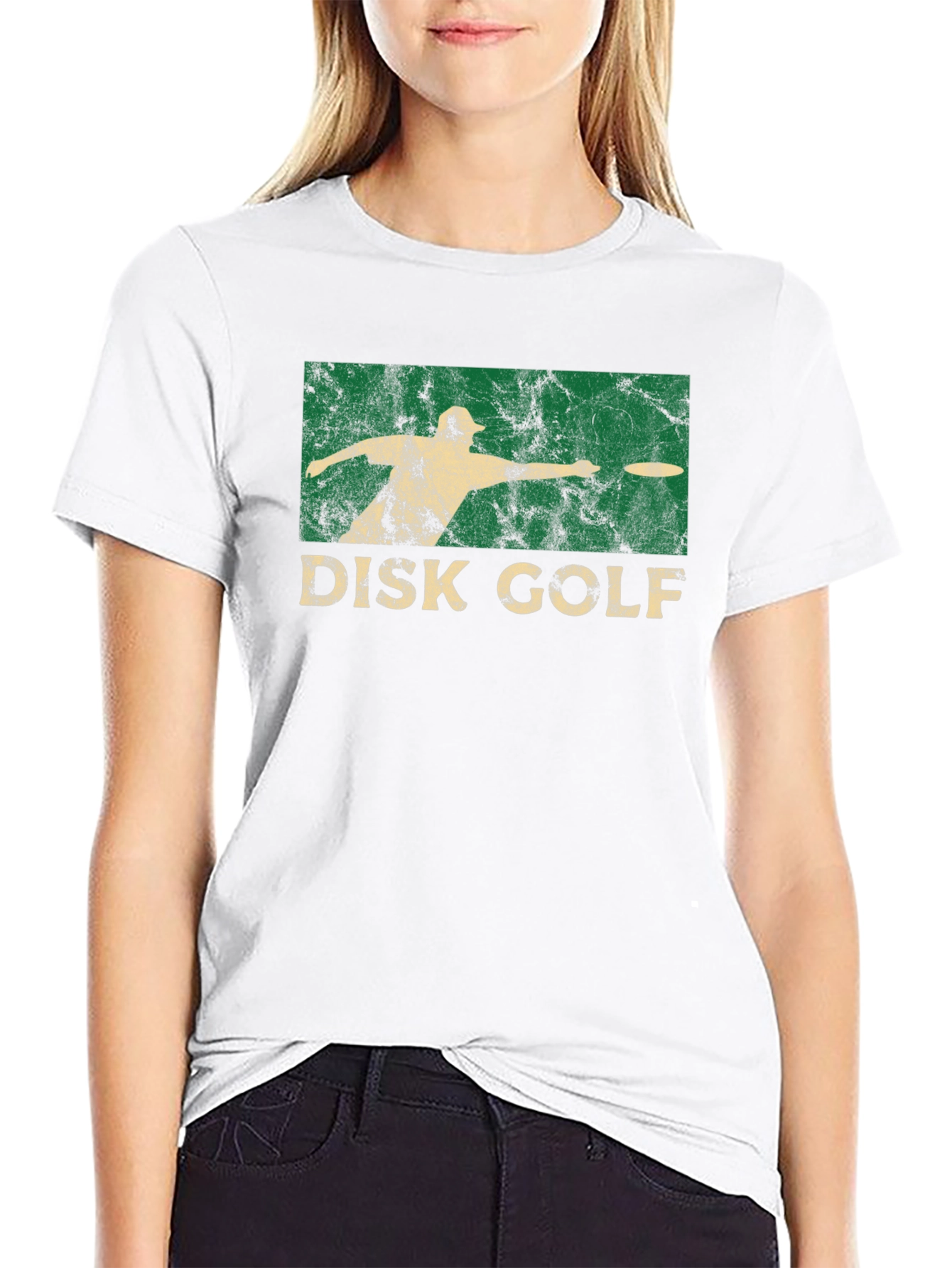 Disk Golf Graphic Tee - Black