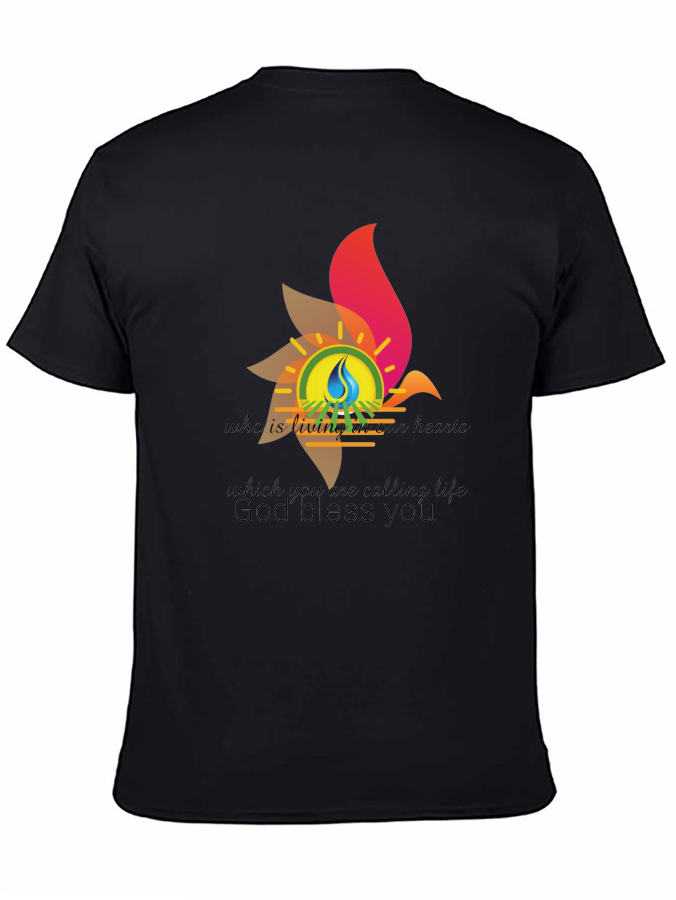 Inspirational Graphic Tee - God Bless You T-Shirt