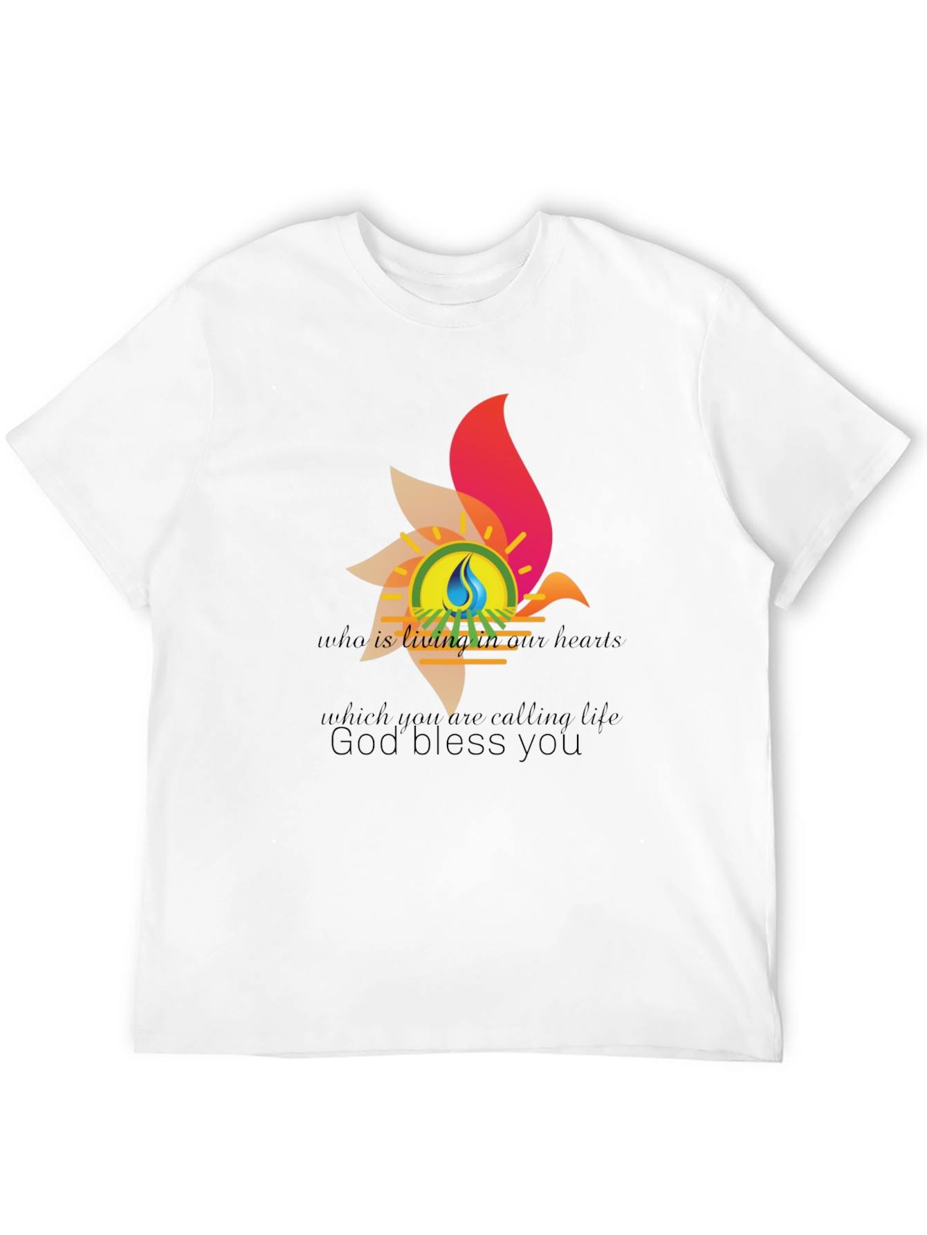 Inspirational Graphic Tee - God Bless You T-Shirt