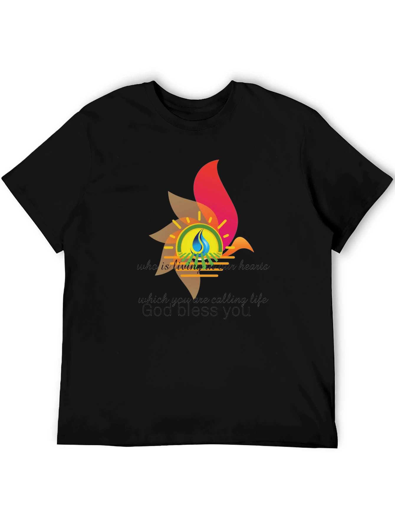 Inspirational Graphic Tee - God Bless You T-Shirt