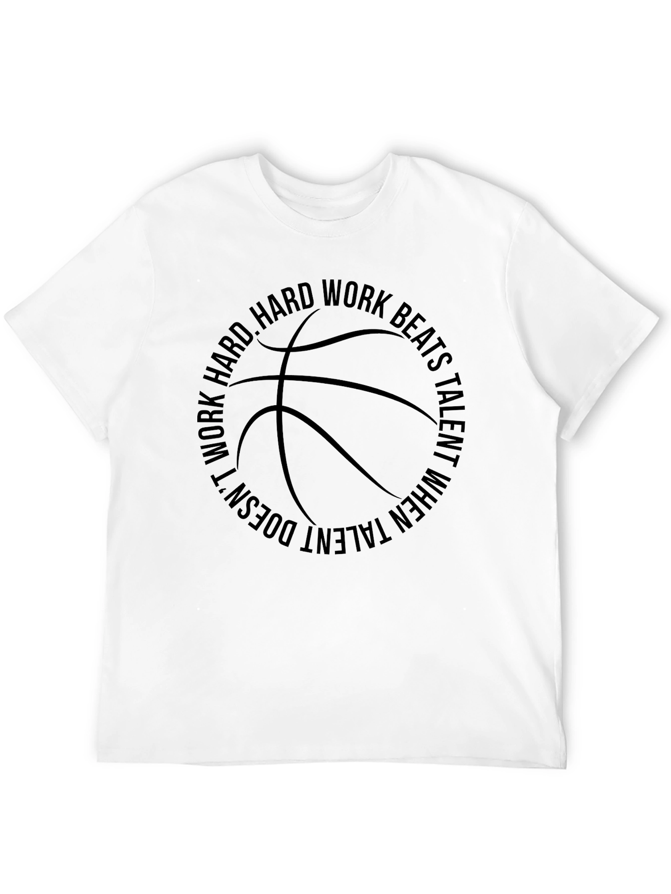 Motivational Basketball Graphic T-Shirt