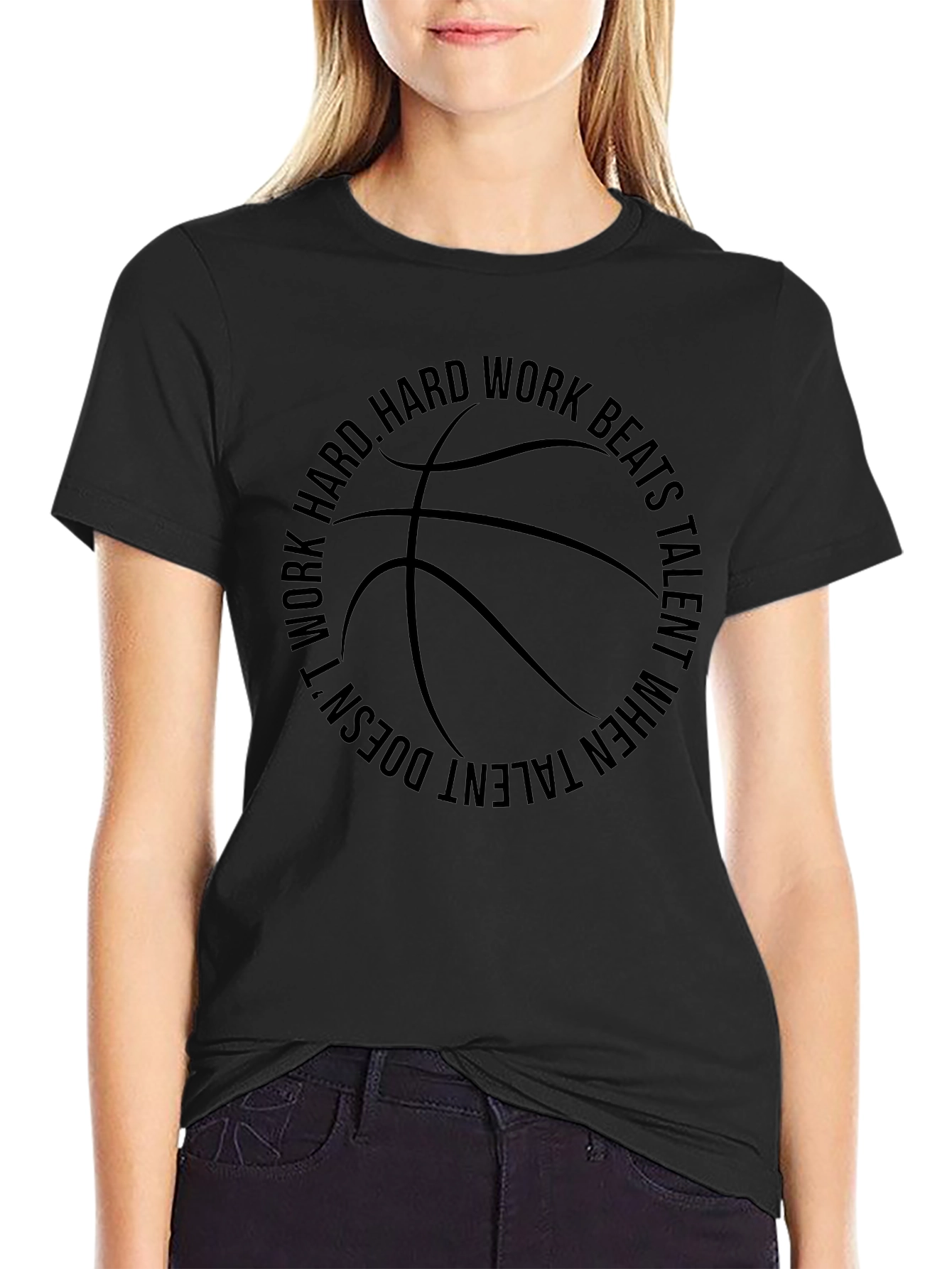 Motivational Basketball Graphic T-Shirt