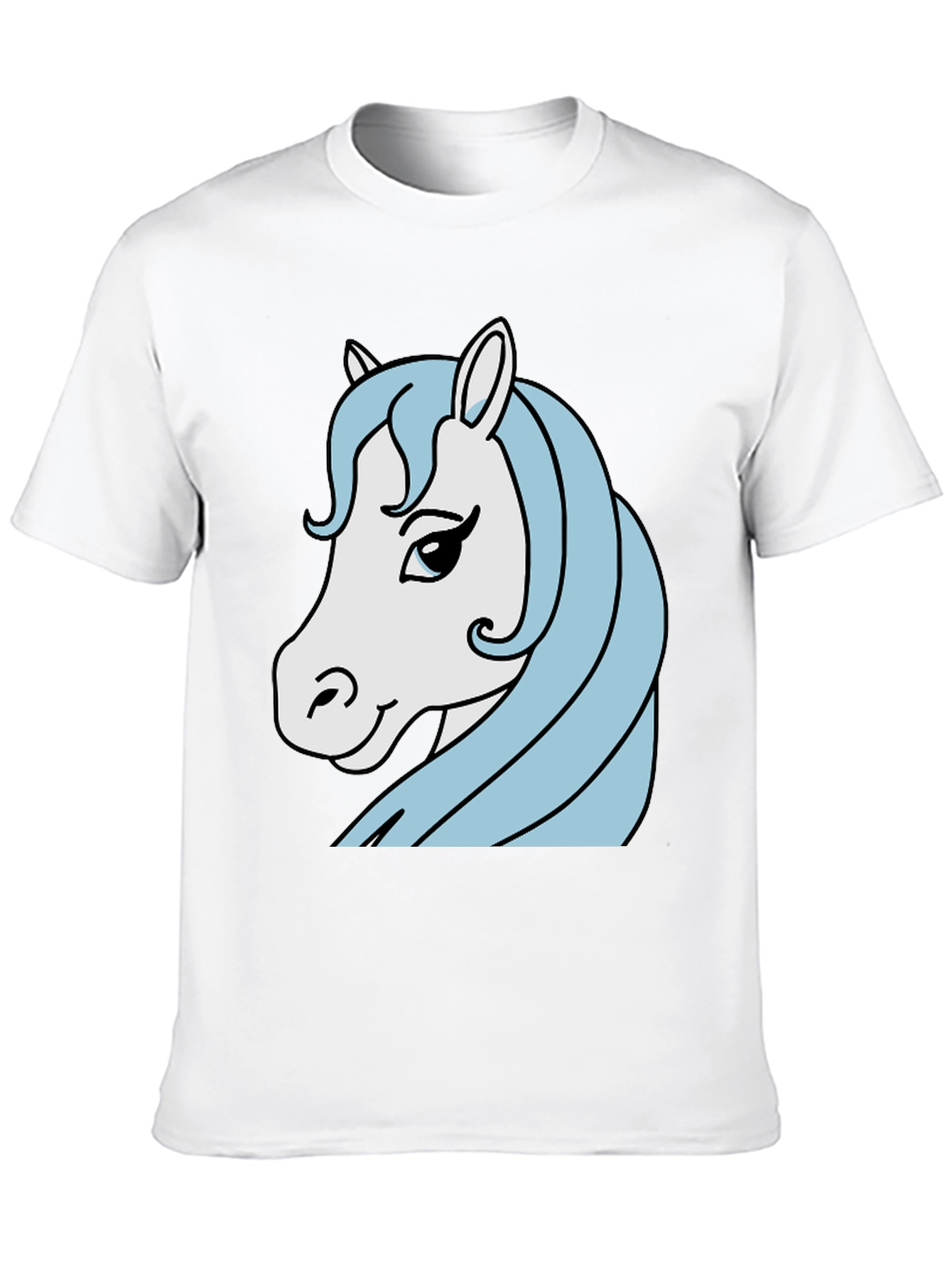 Horse Graphic Tee - Mens Black T-Shirt