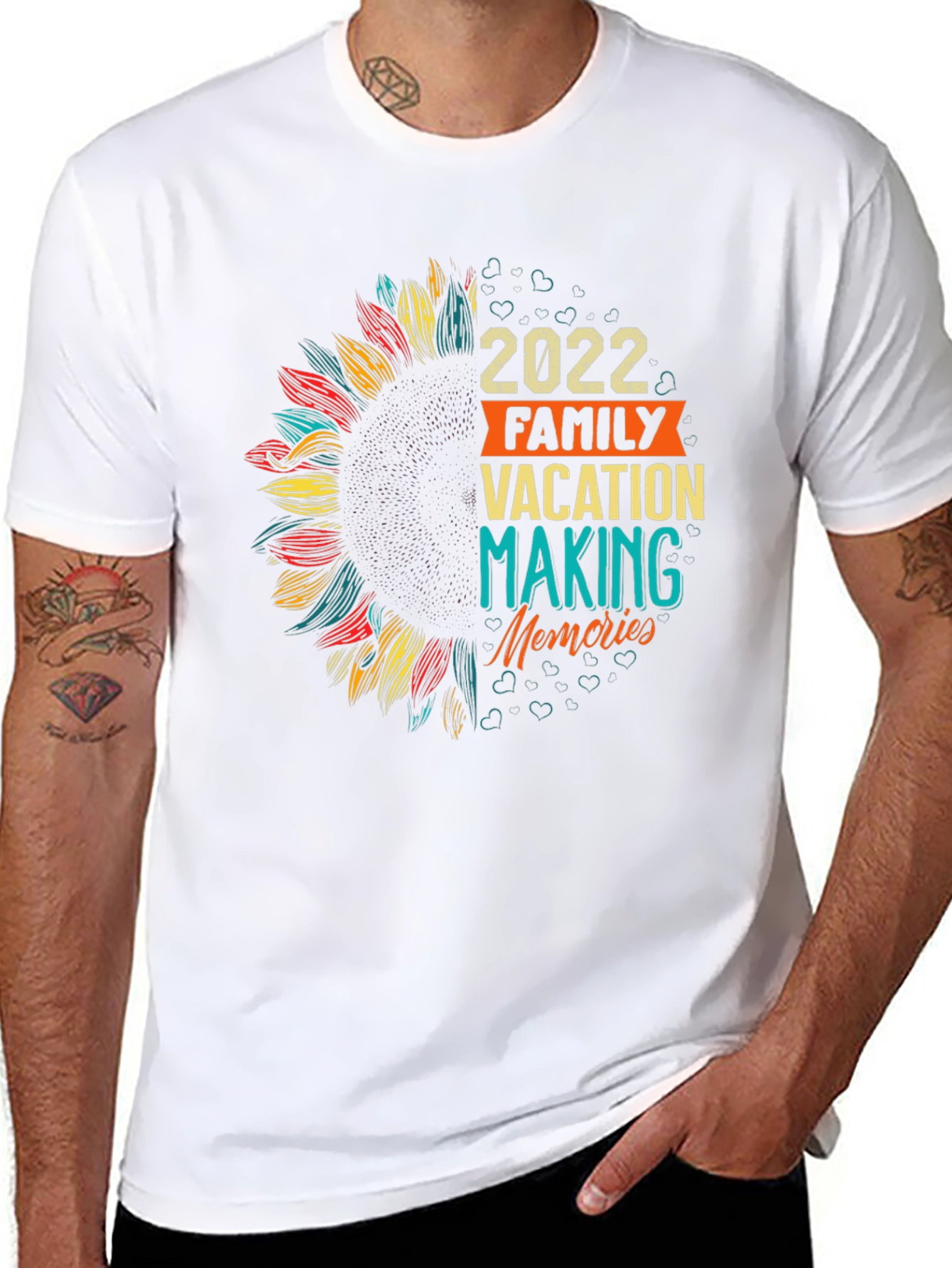 2022 Family Vacation Sunflower Tee