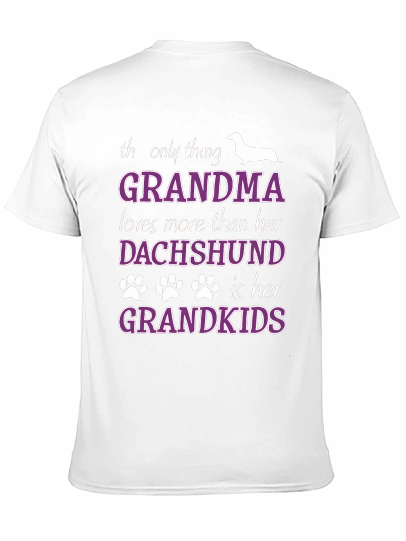 Grandma Dachshund Grandkids T-Shirt