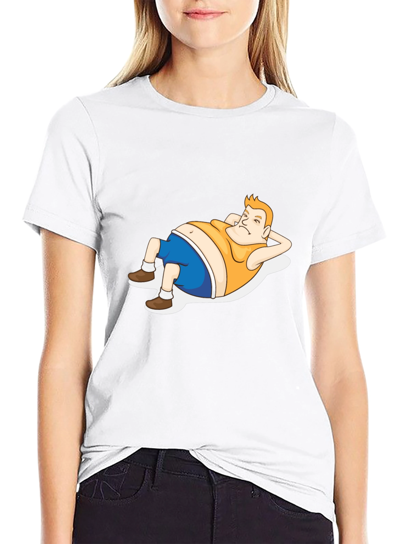 Funny Cartoon Man T-Shirt