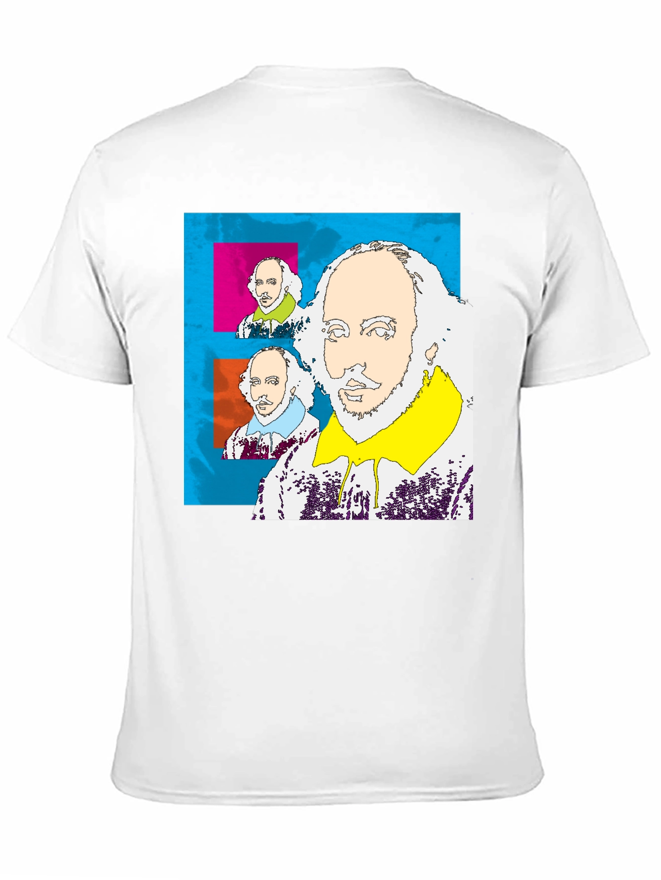 Shakespeare Pop Art T-Shirt - Bold and Unique Design