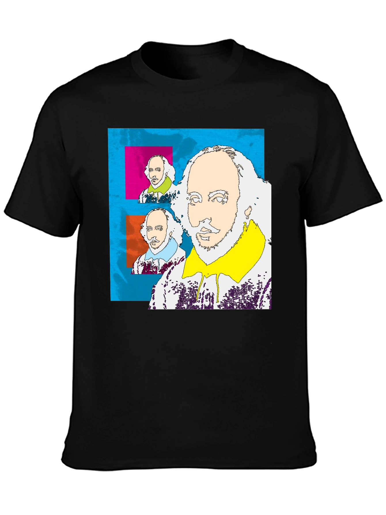 Shakespeare Pop Art T-Shirt - Bold and Unique Design