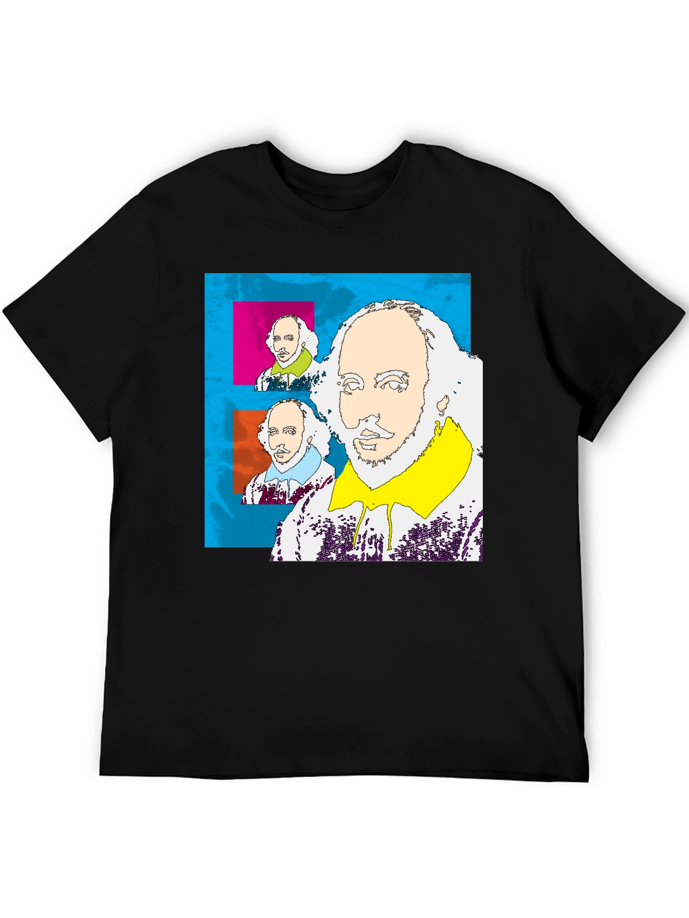 Shakespeare Pop Art T-Shirt - Bold and Unique Design