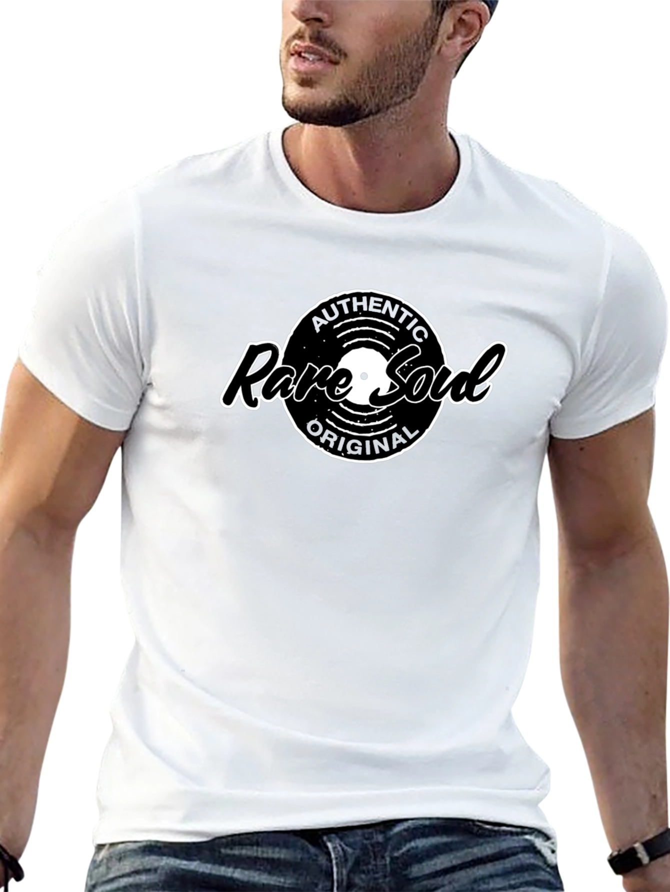 Rare Soul Authentic Original Graphic Tee - Black