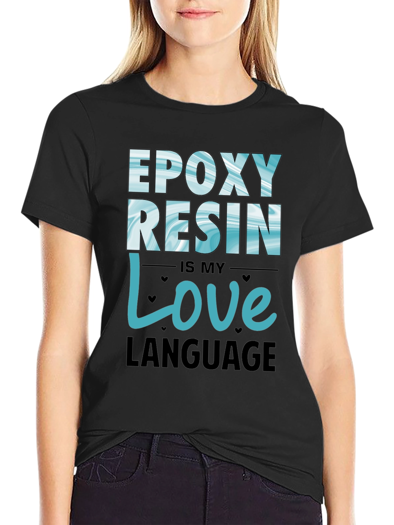 Epoxy Resin Love Language T-Shirt