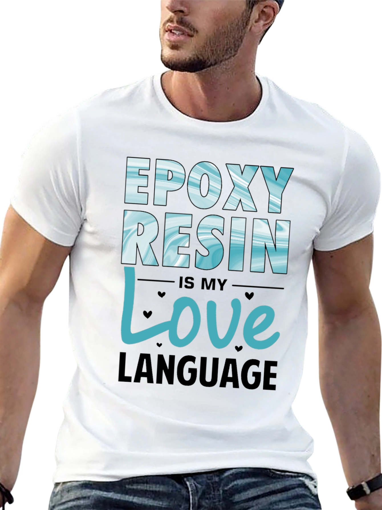 Epoxy Resin Love Language T-Shirt