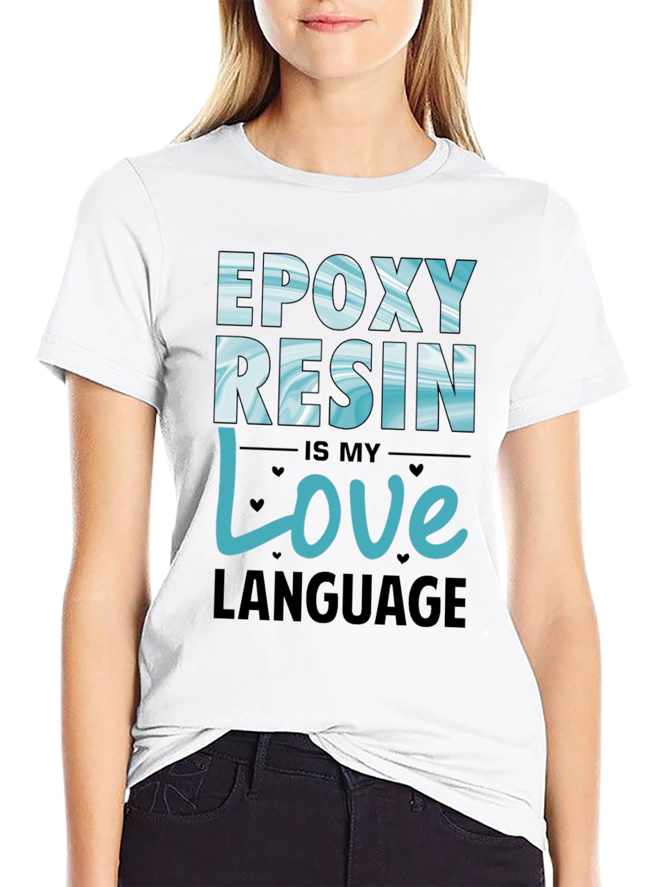 Epoxy Resin Love Language T-Shirt