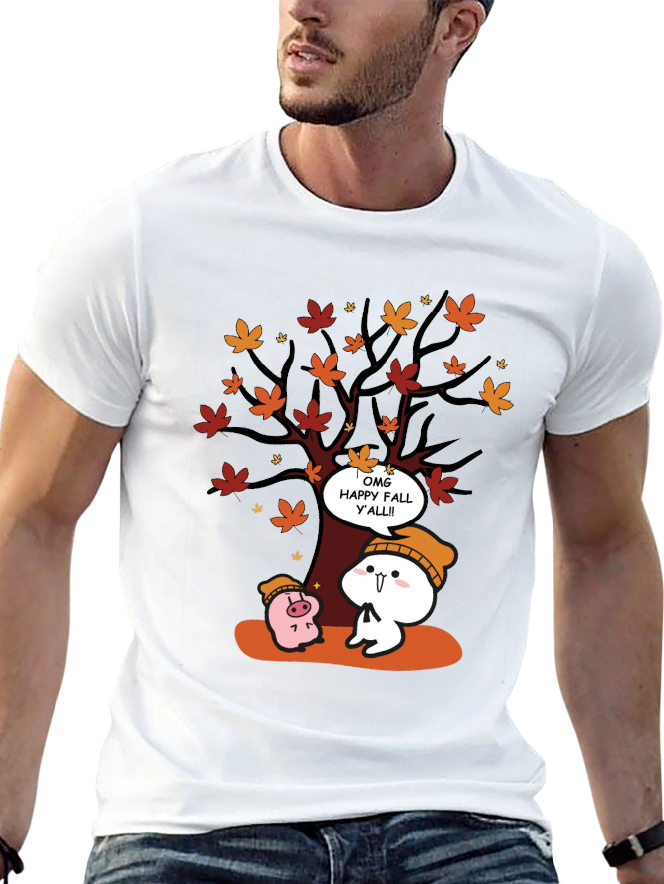 OMG Happy Fall Yall T-Shirt