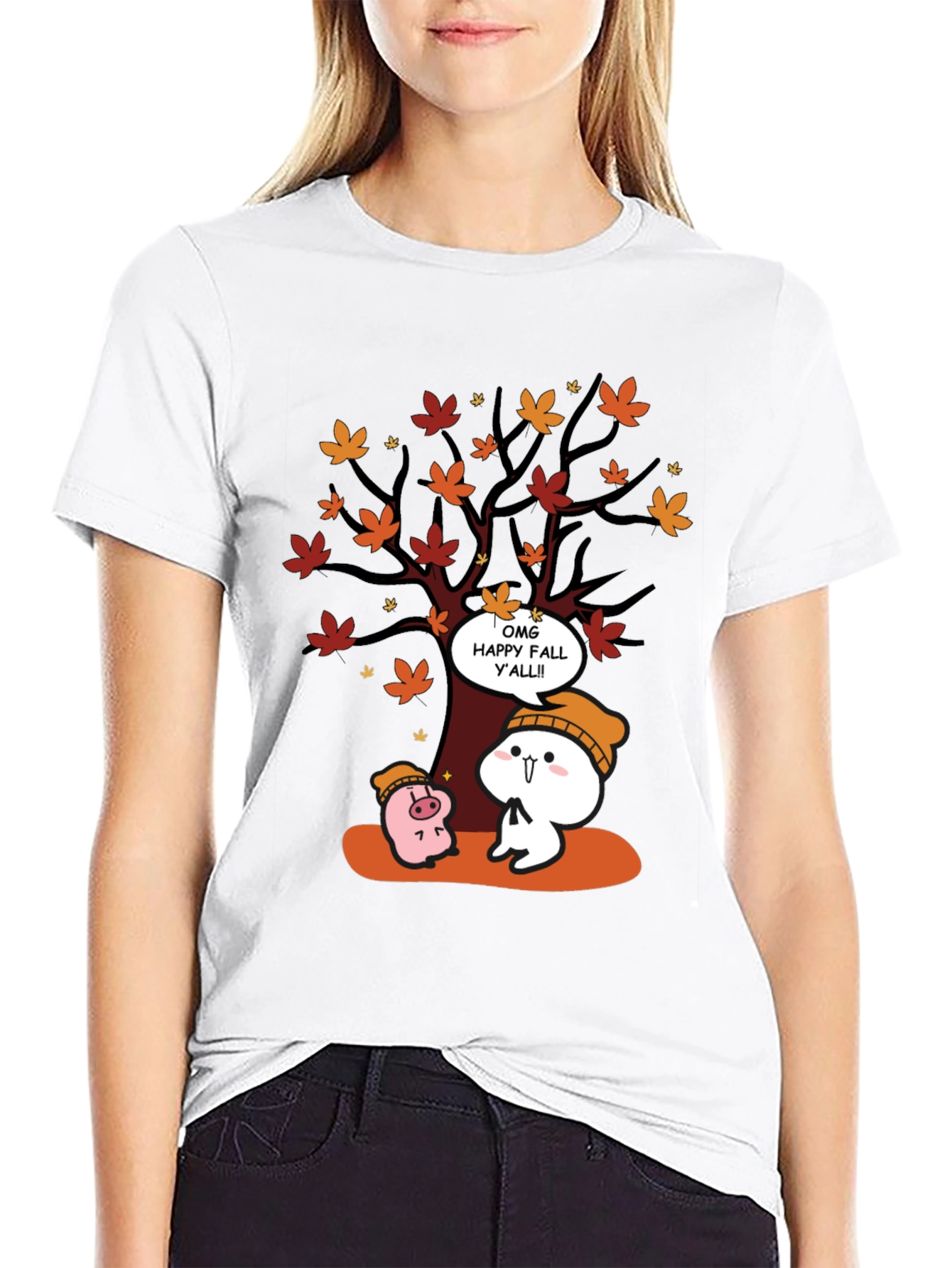 OMG Happy Fall Yall T-Shirt
