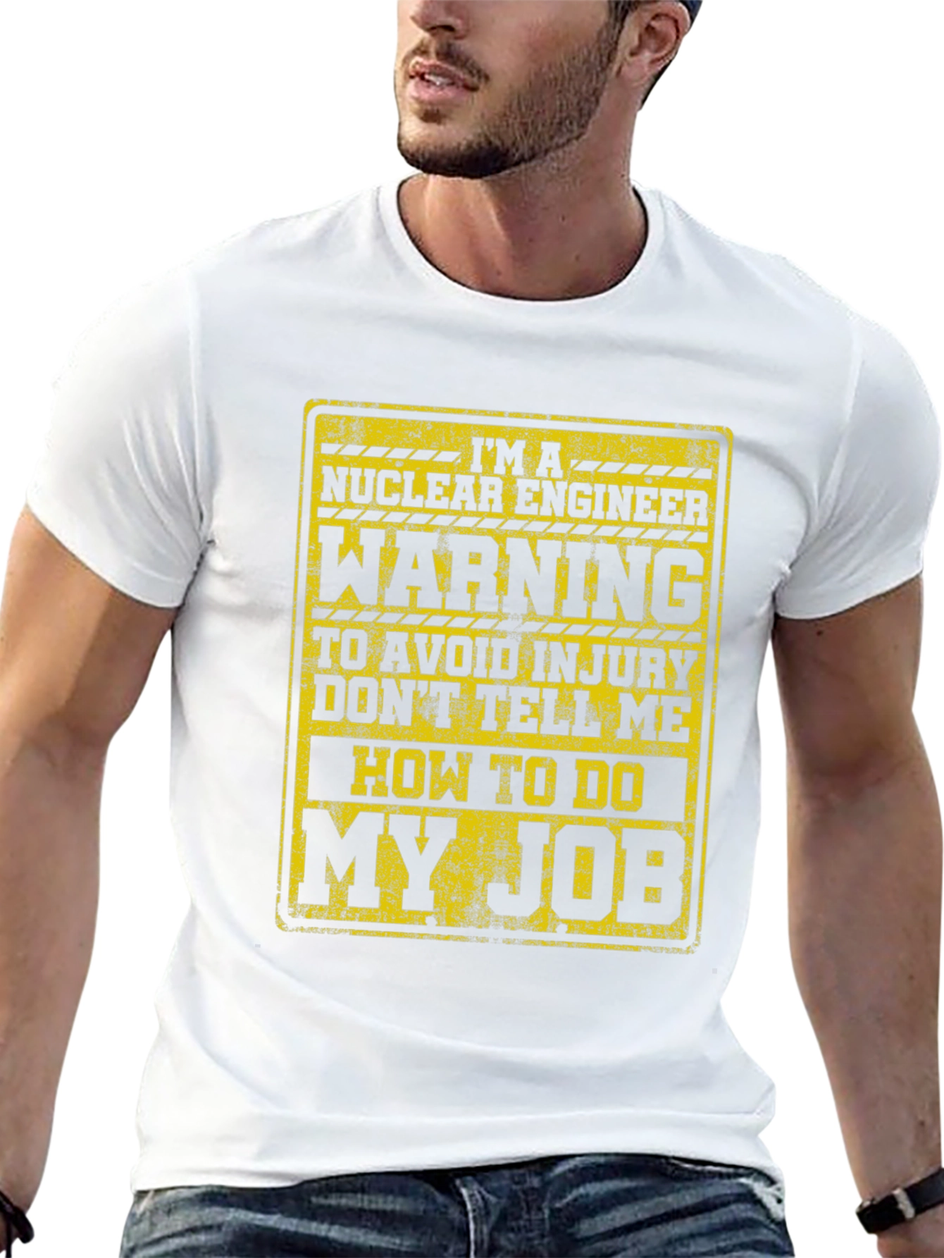 Nuclear Engineer Warning Graphic T-Shirt