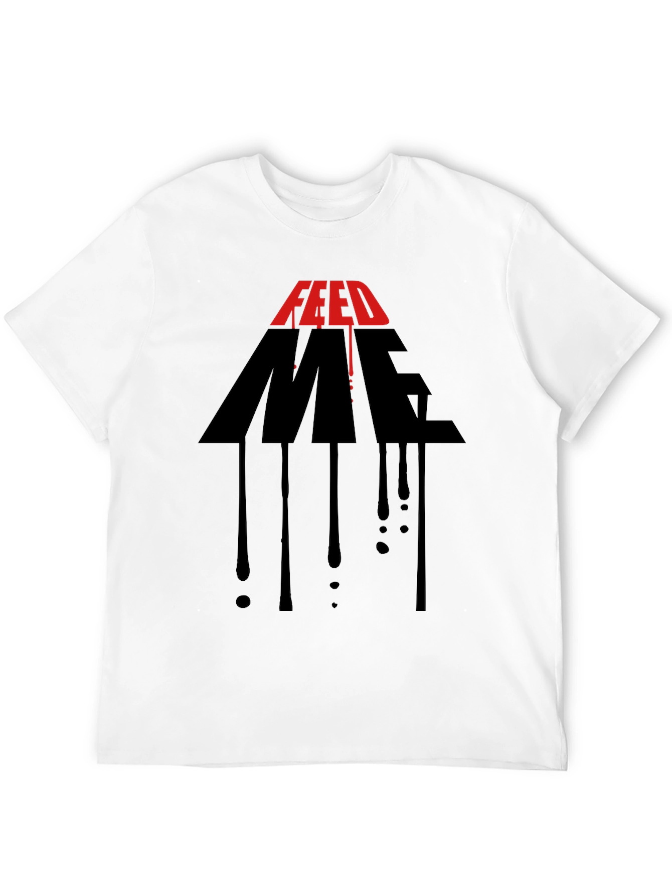 Feed Me Graphic Print Mens T-Shirt