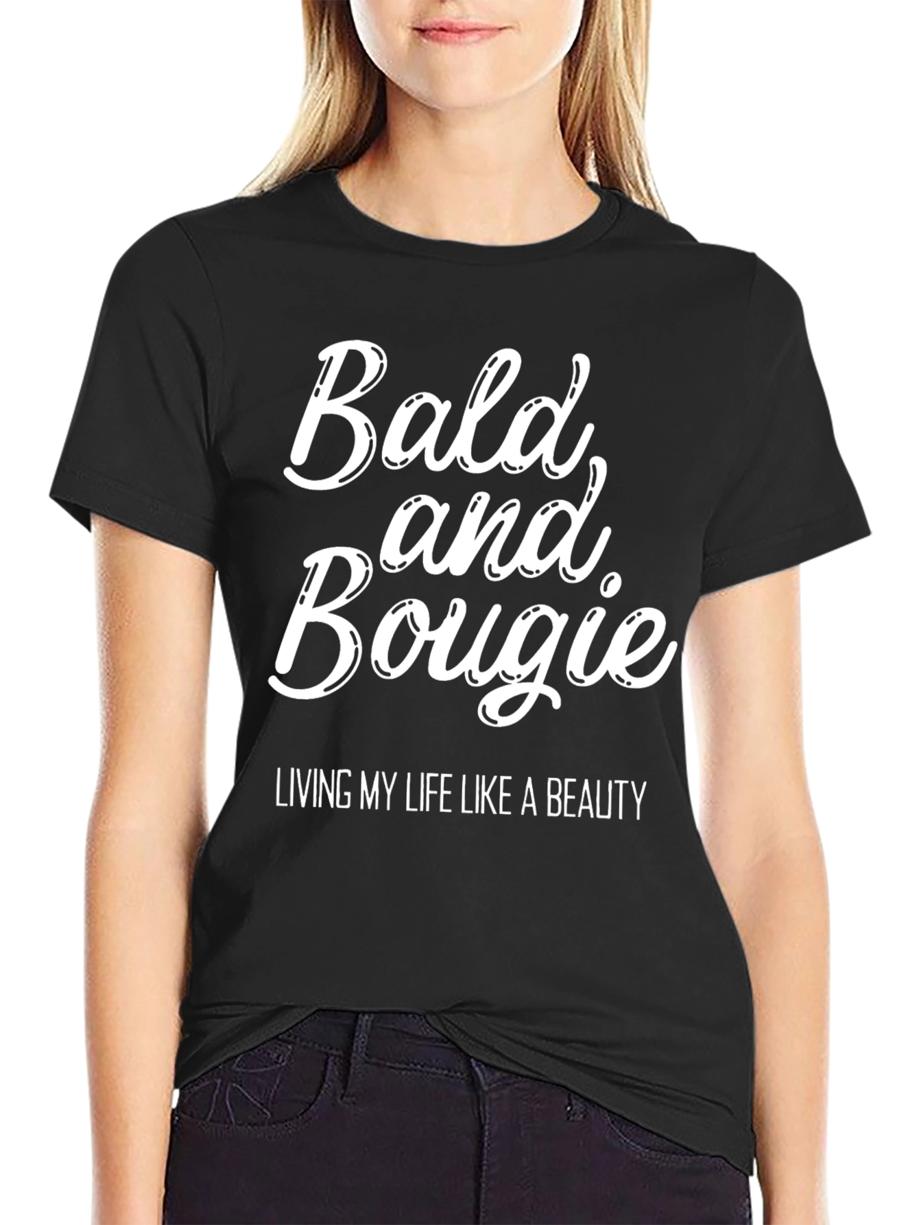 Bald and Bougie T-Shirt - Unisex Graphic Tee