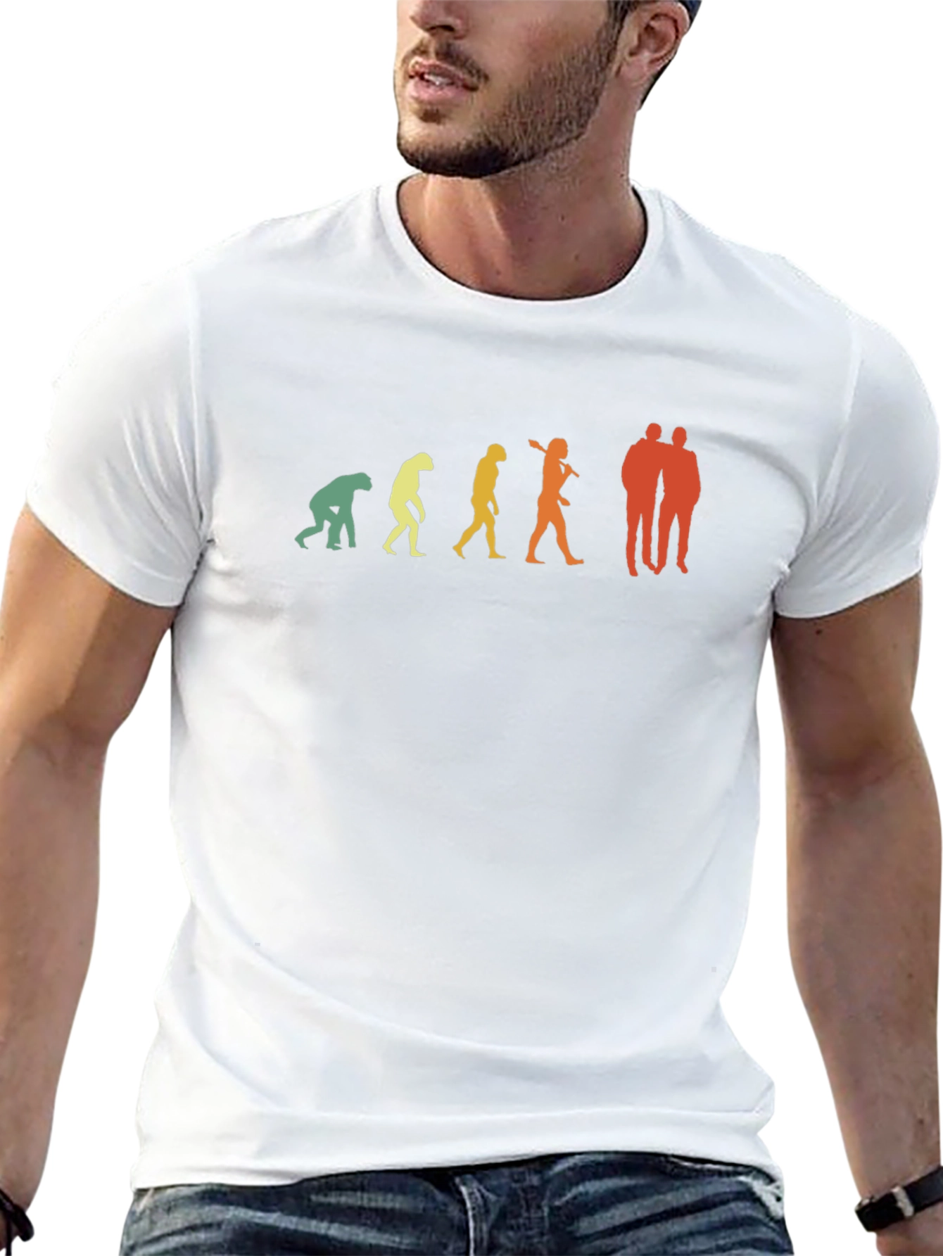Evolution of Mens Bonding T-Shirt