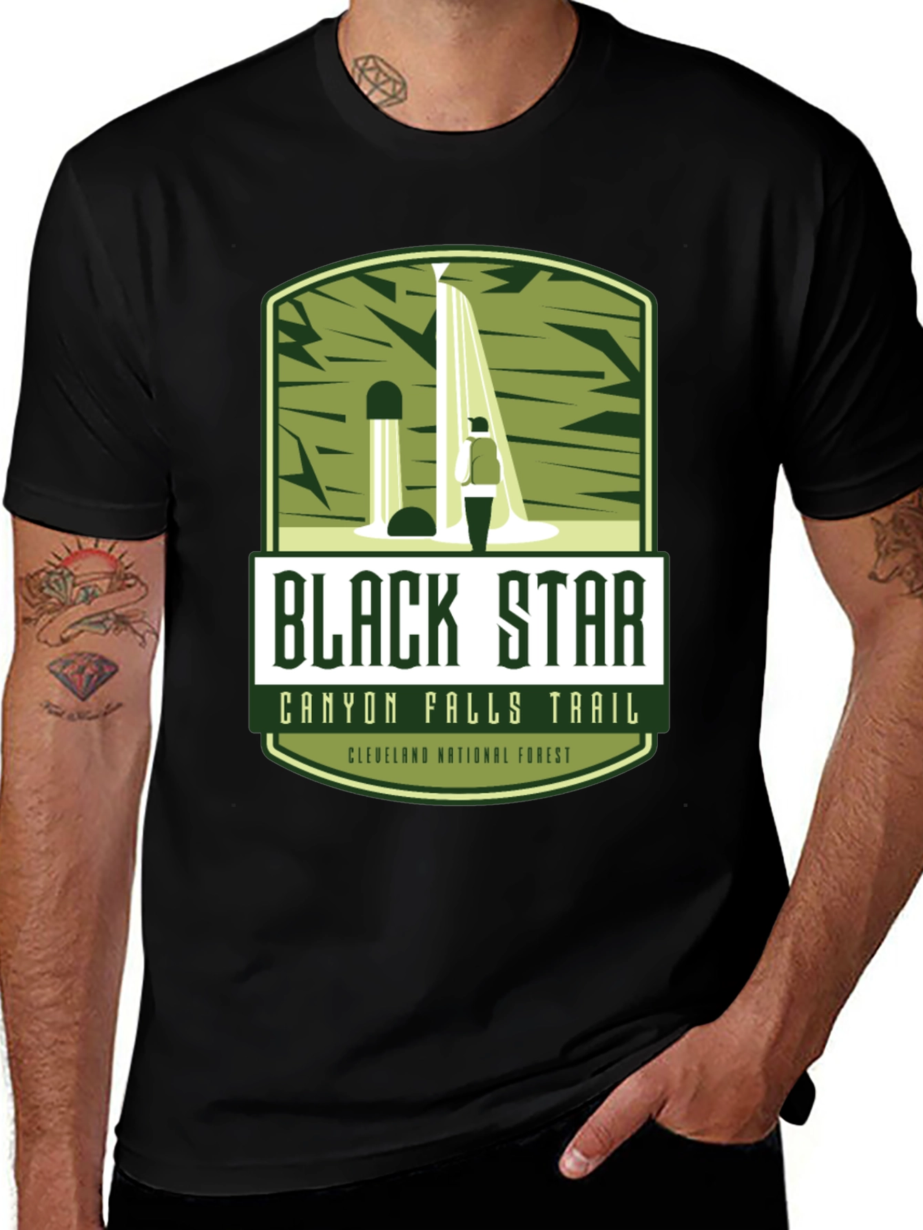 Black Star Canyon Falls Trail T-Shirt
