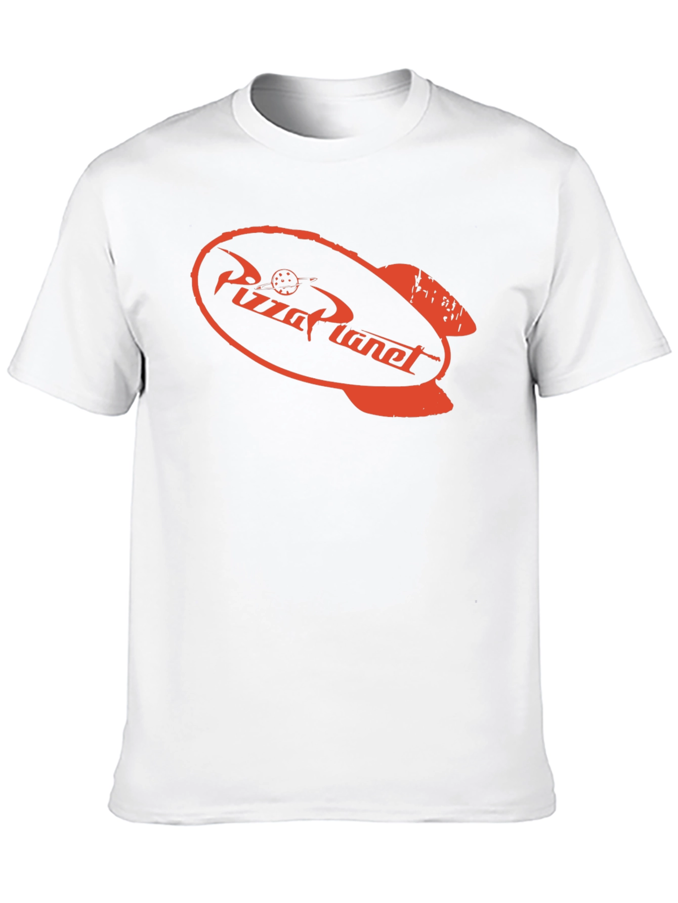 Pizza Planet T-Shirt - Black Crew Neck Tee