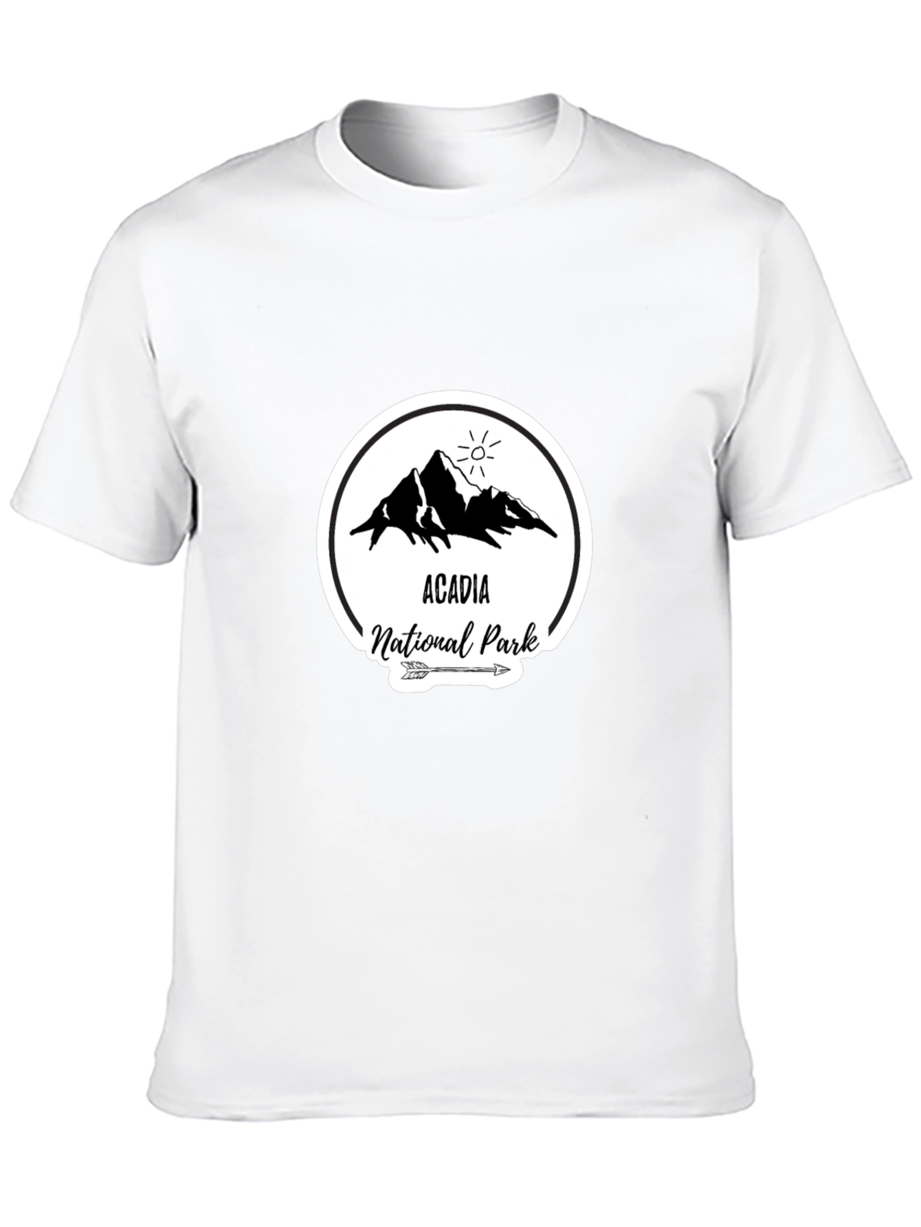 Acadia National Park T-Shirt Black Graphic Tee