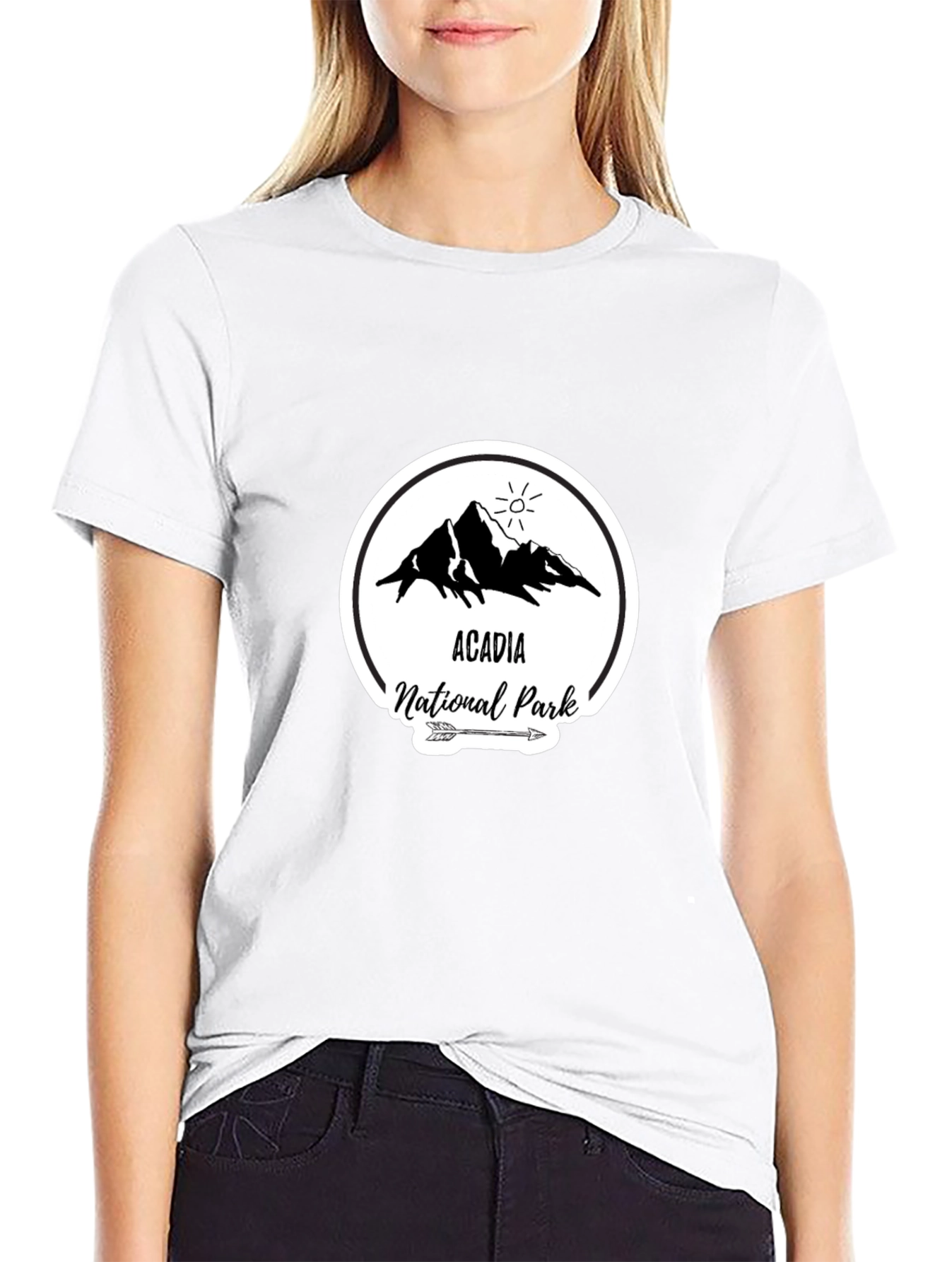 Acadia National Park T-Shirt Black Graphic Tee