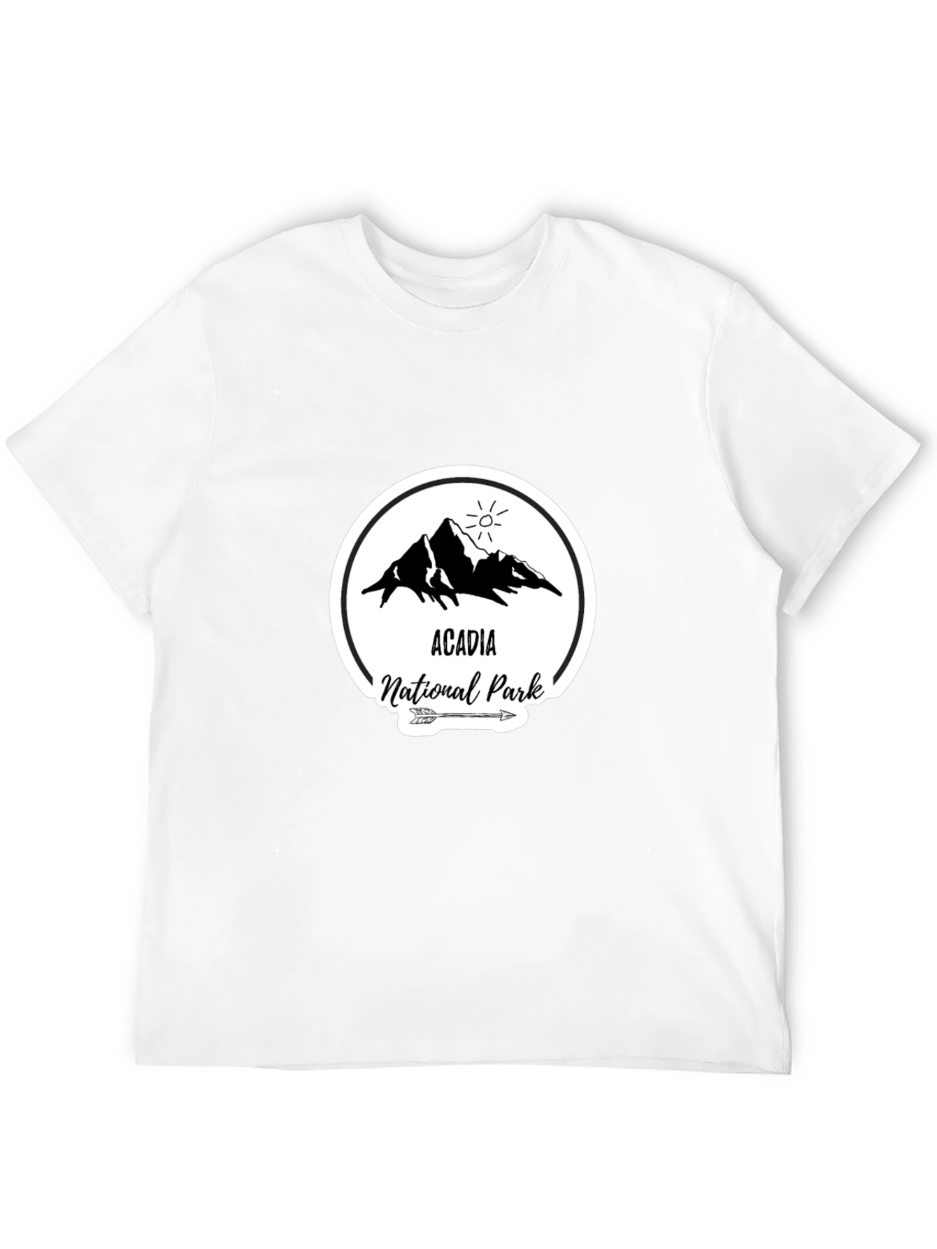 Acadia National Park T-Shirt Black Graphic Tee