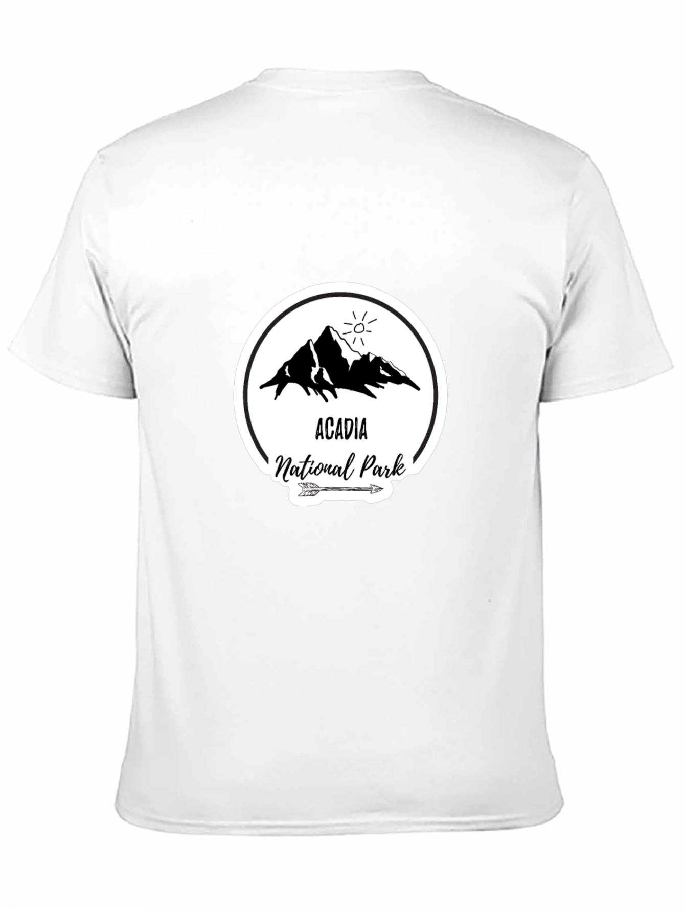 Acadia National Park T-Shirt Black Graphic Tee
