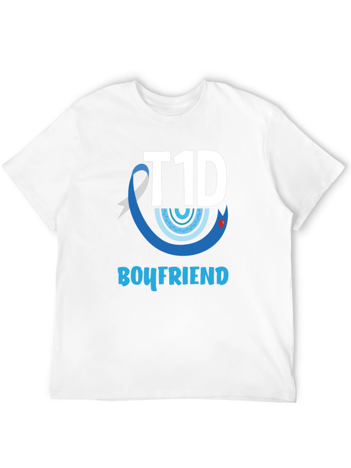 T1D Boyfriend Black Graphic Tee