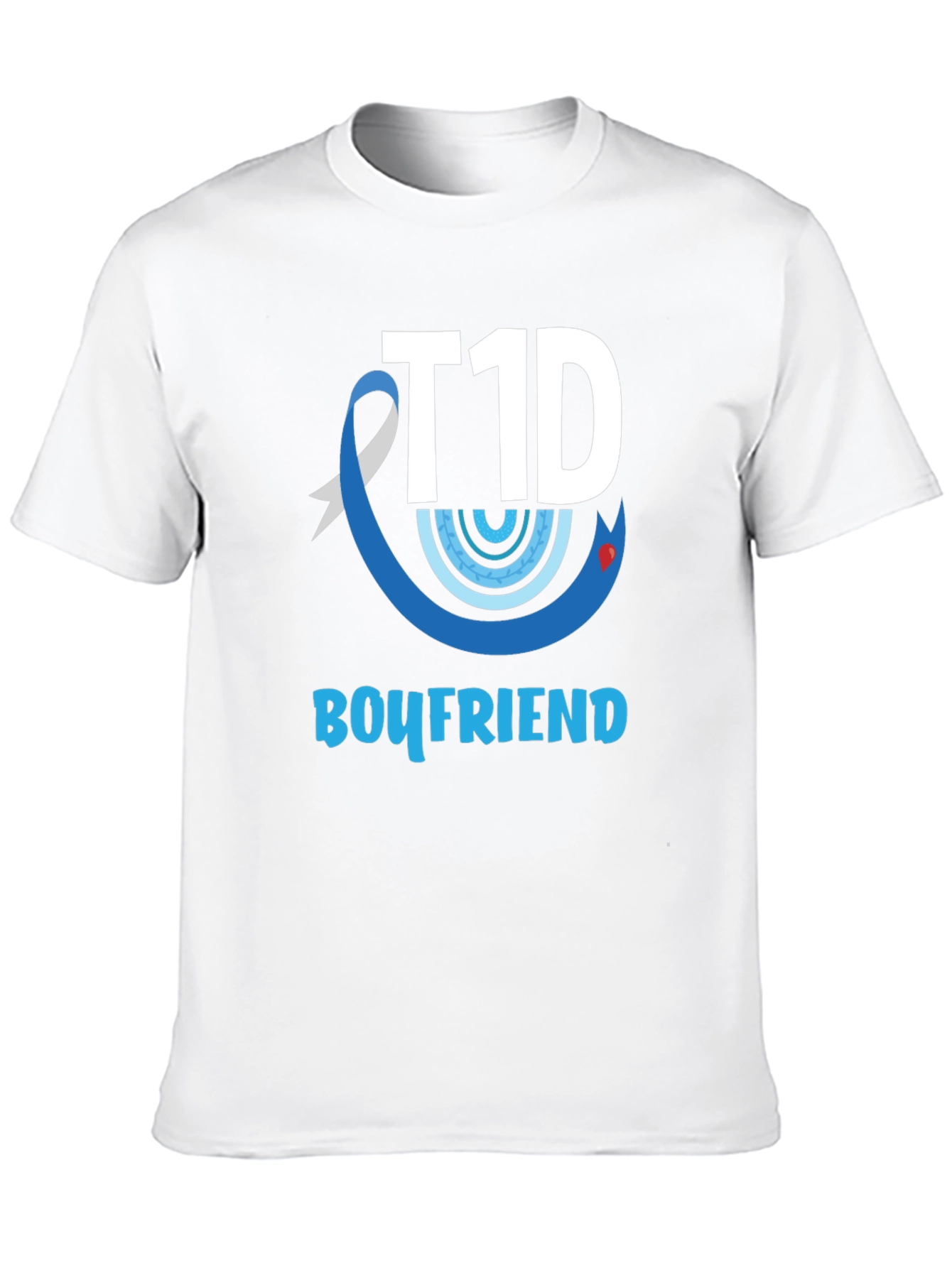 T1D Boyfriend Black Graphic Tee