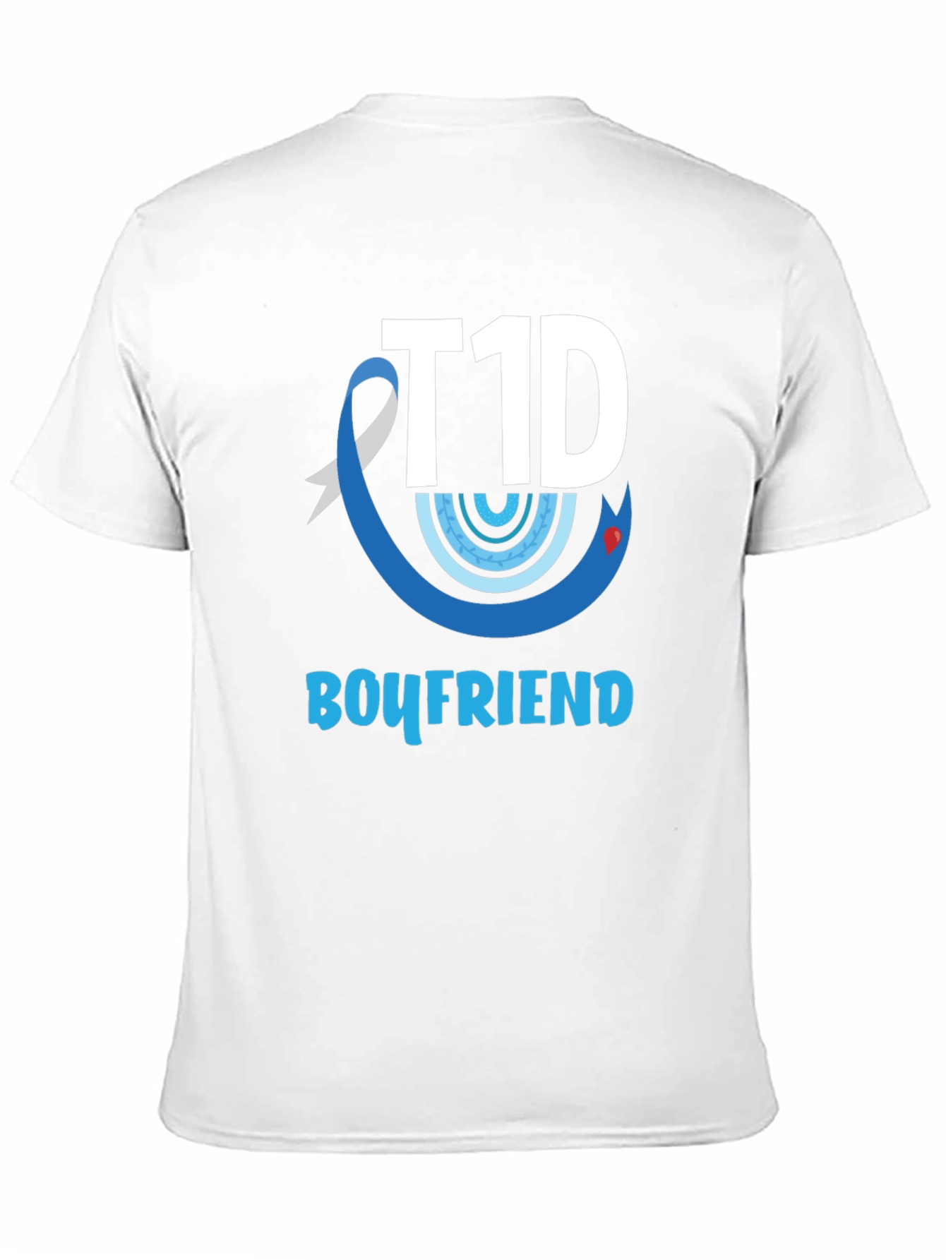 T1D Boyfriend Black Graphic Tee