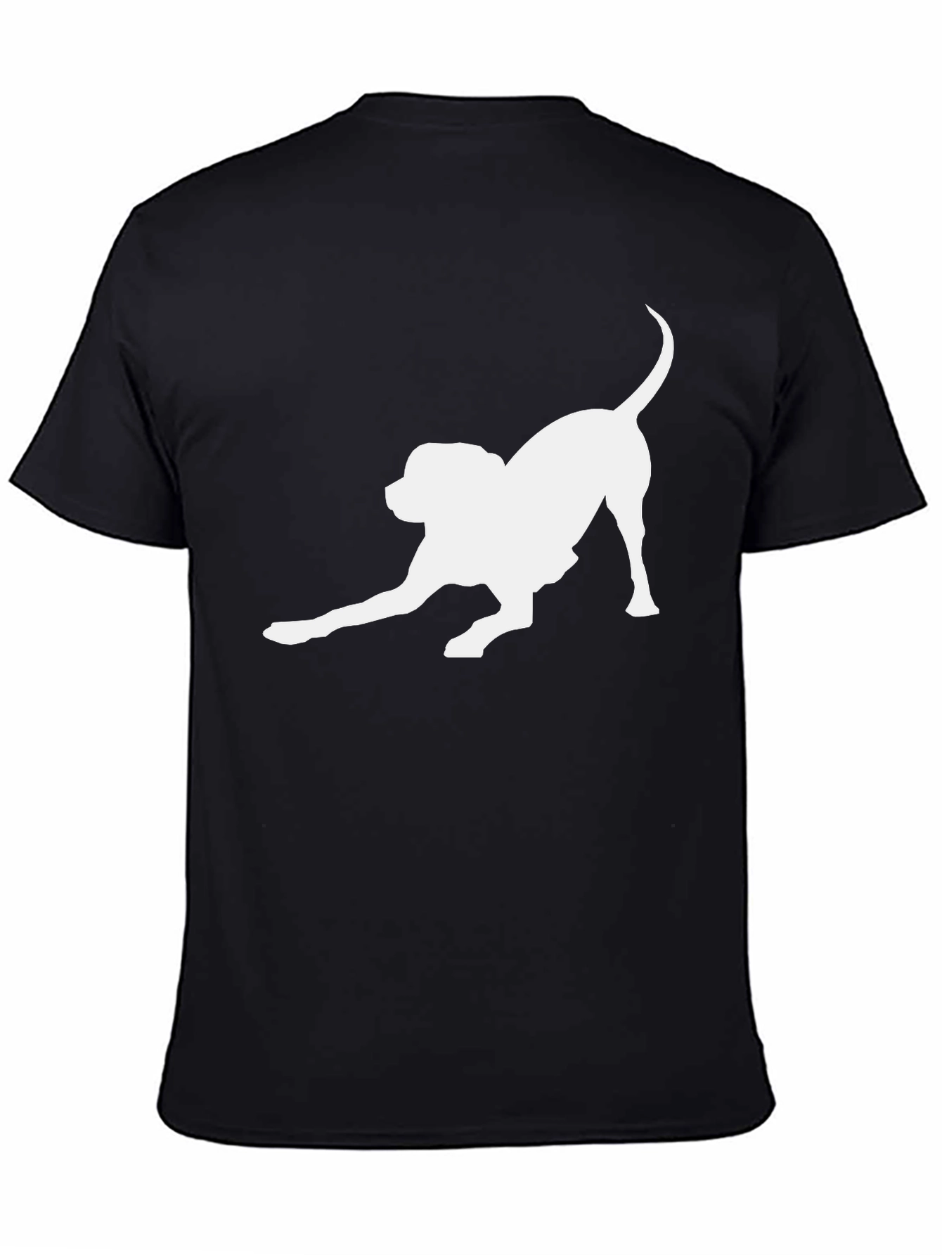 Dog Lover T-Shirt - Playful Pup Silhouette