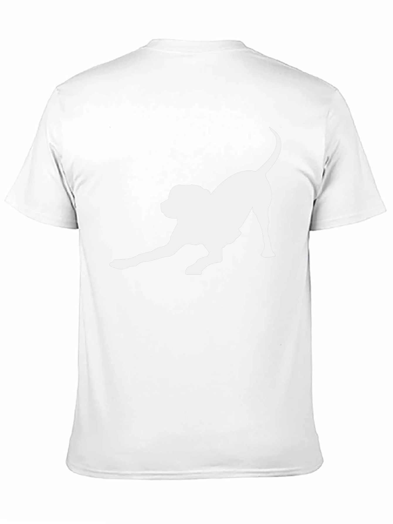 Dog Lover T-Shirt - Playful Pup Silhouette